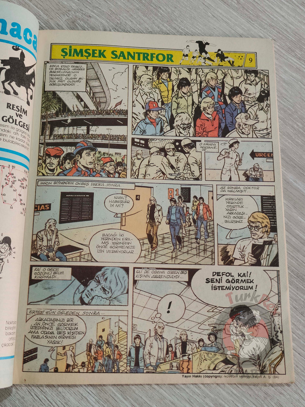 Milliyet Çocuk #50 1984 Turkish Comic Turkey Michael Jackson Lucky Luke Eric Castel Robin Dubois