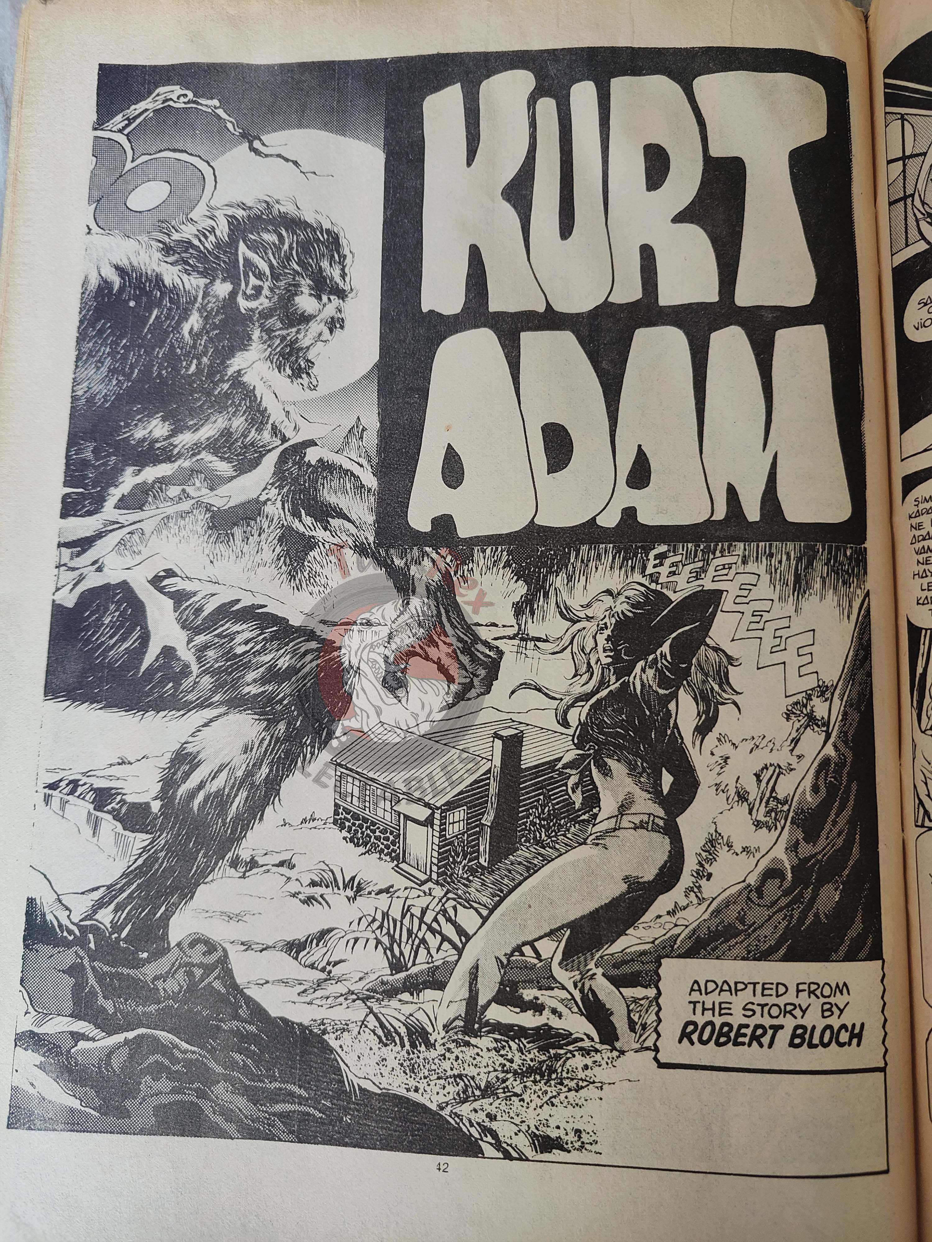 Süper Korku #4 1983 Turkish Comic Turkey Warren The Invisible Man Tales Of The Zombie