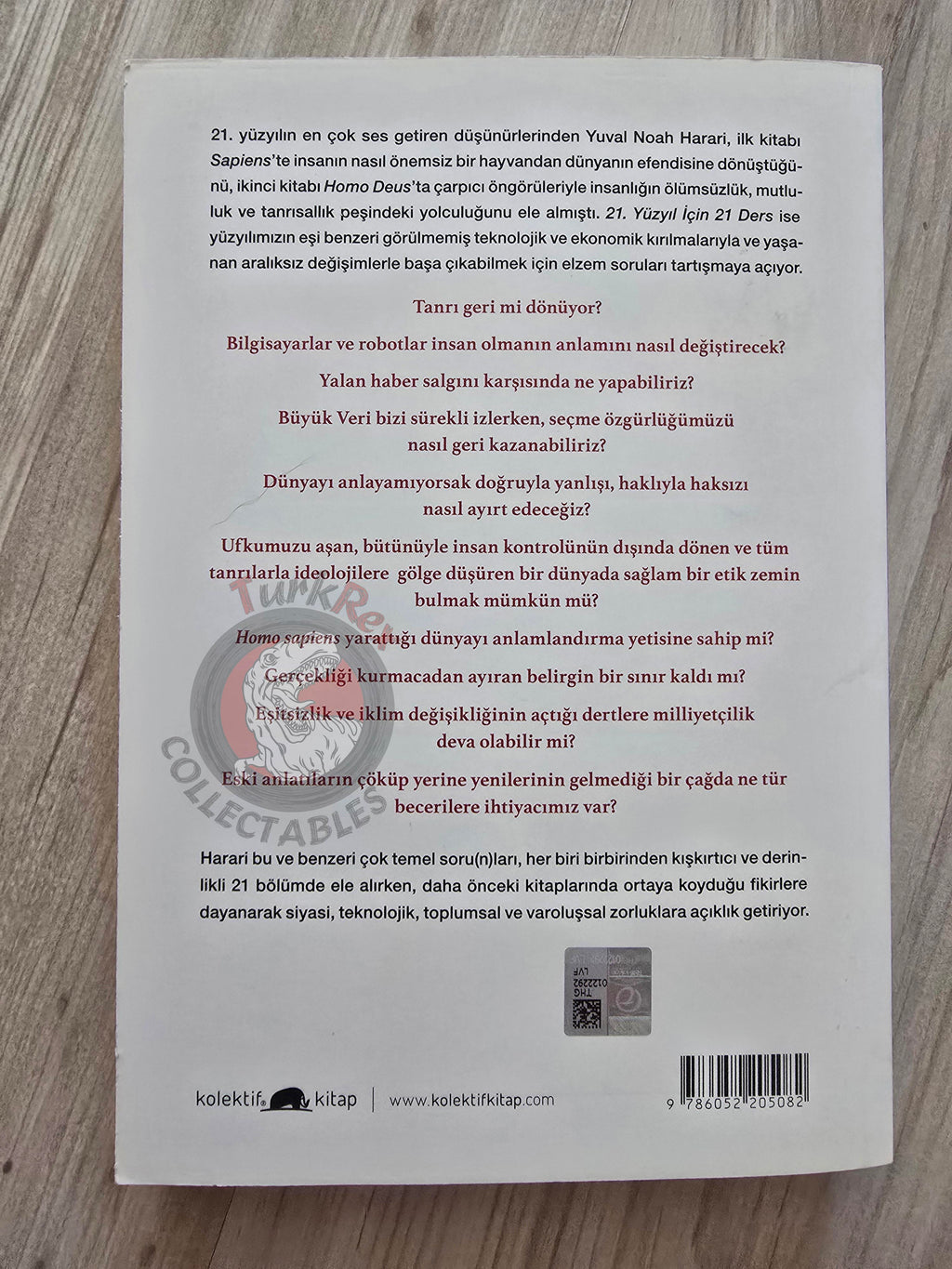 Yuval Noah Harari – 21 Lessons for the 21st Century 2018 Turkish Book Turkey
