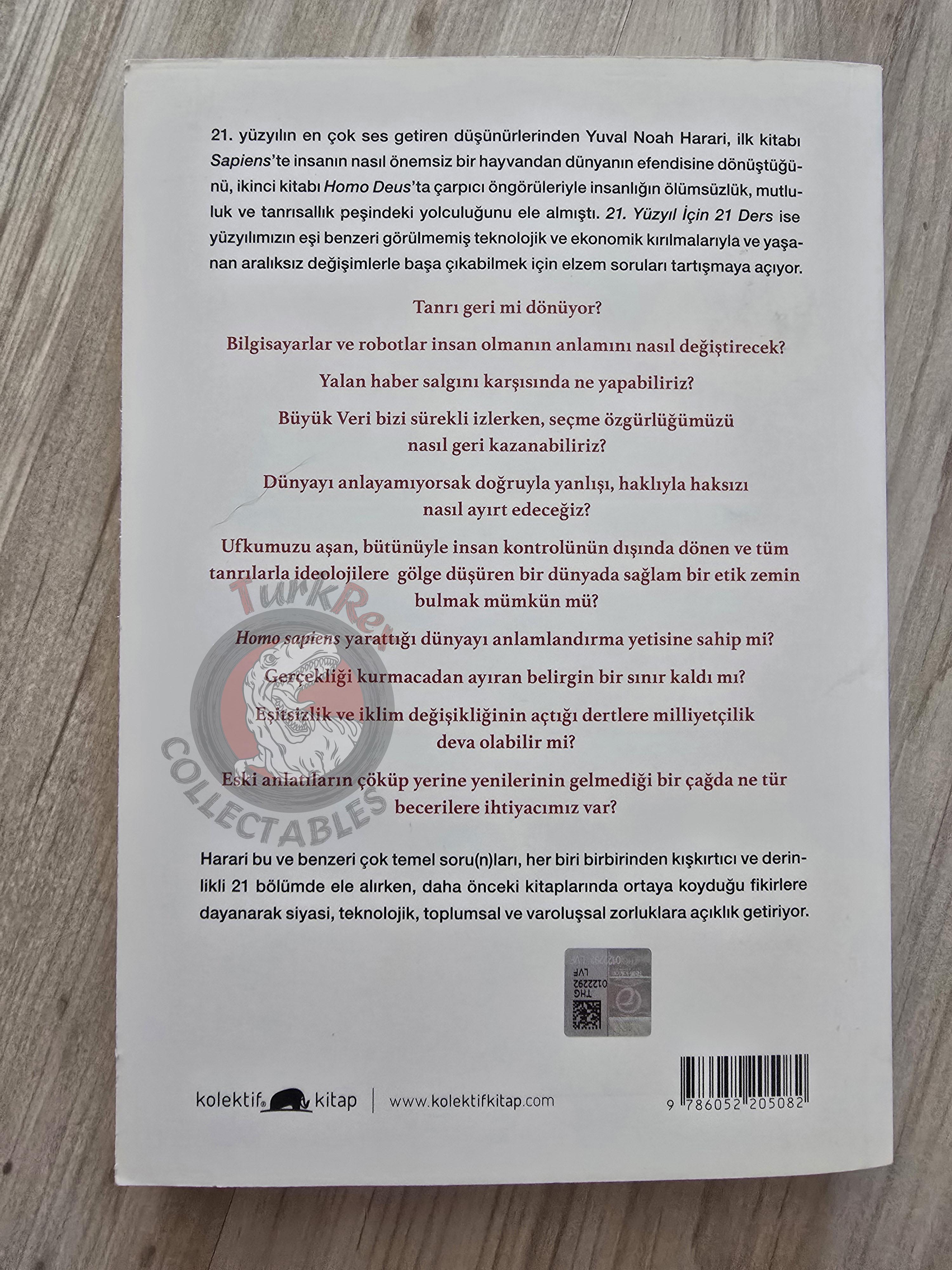 Yuval Noah Harari – 21 Lessons for the 21st Century 2018 Turkish Book Turkey