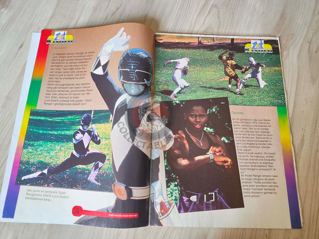 Power Rangers #1 1997 Turkish Comic Mag Turkey Mighty Morphin