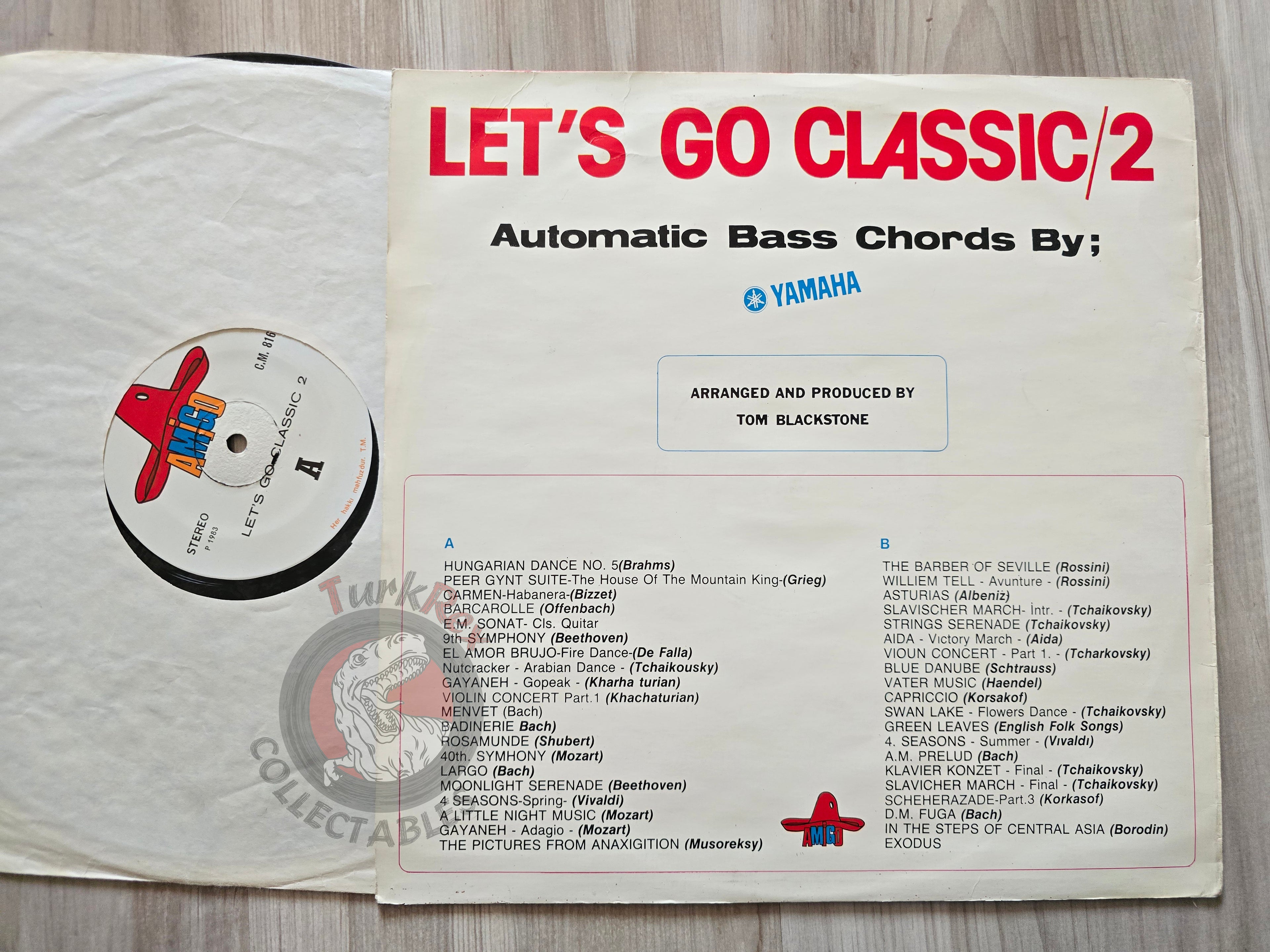Let's Go Classic 2 - Tom Blackstone Turkish Pressing Vinyl Turkey Edition
