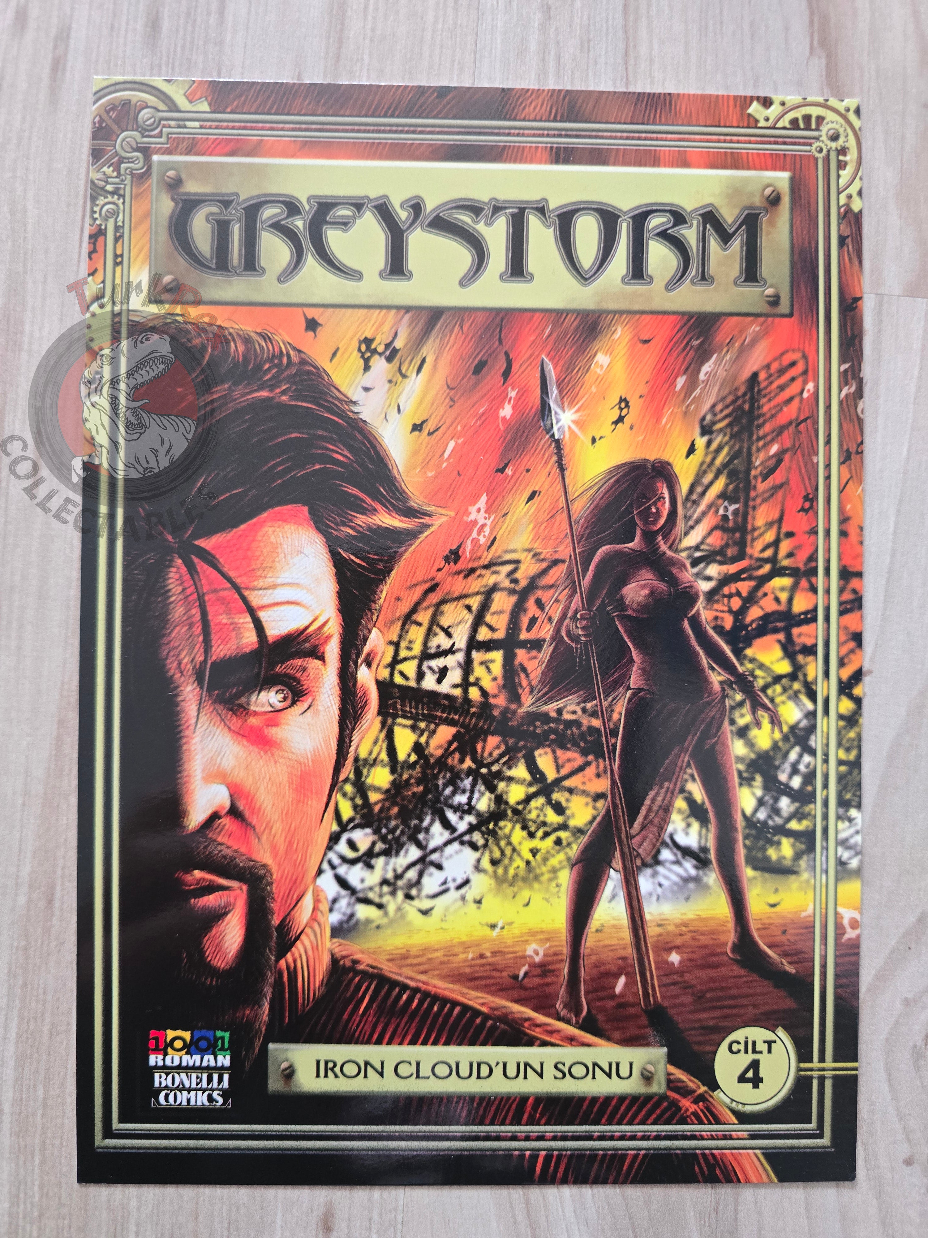 Greystorm Promotional Postcard #4 2010 Turkish Comic Turkey