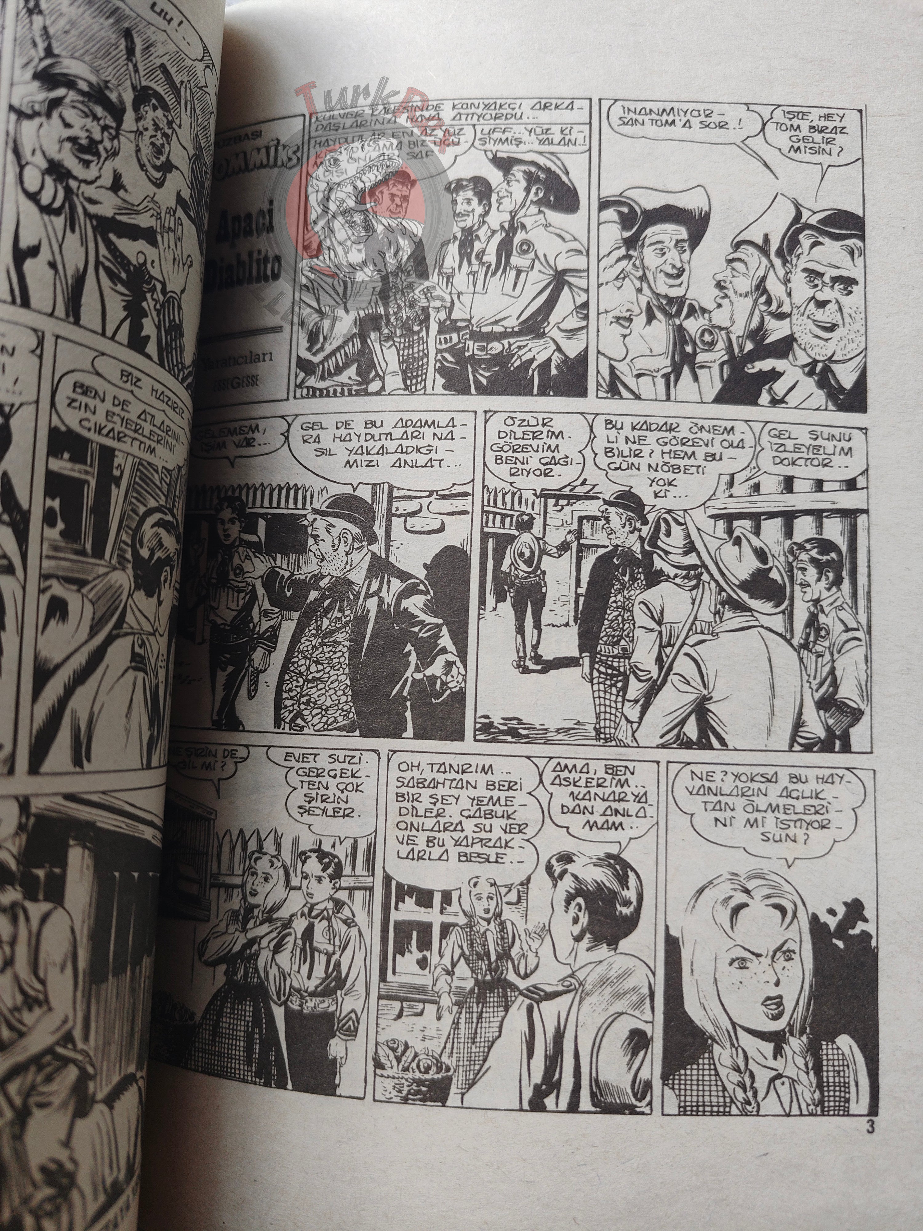 Capitan Miki #1 Diablito, l'apache Turkish Comic Turkey EsseGesse