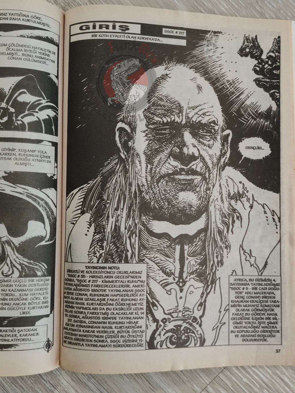 Conan #28 The Savage Sword of Conan #55 #217 Turkish Comic Turkey
