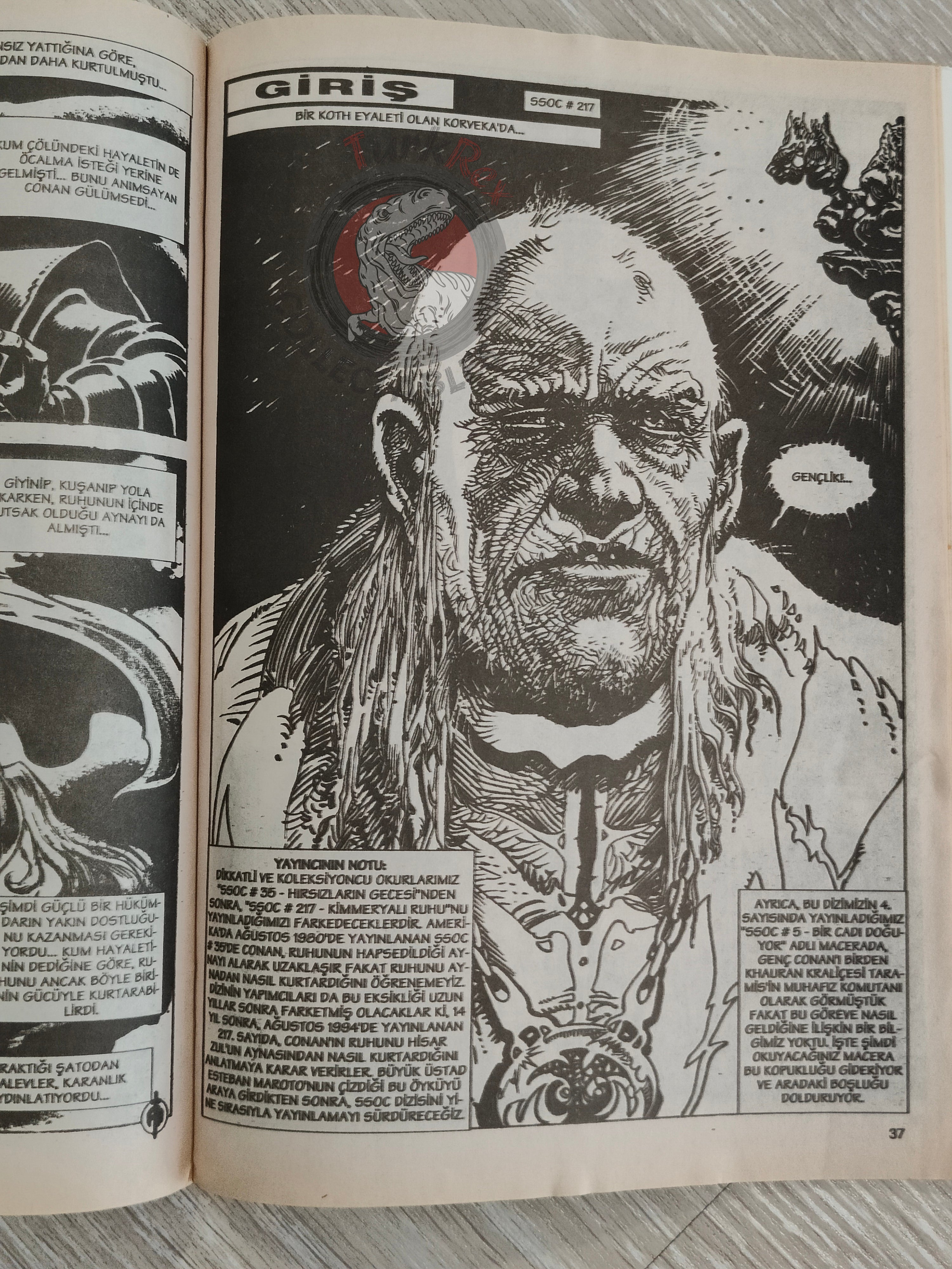 Conan #28 The Savage Sword of Conan #55 #217 Turkish Comic Turkey