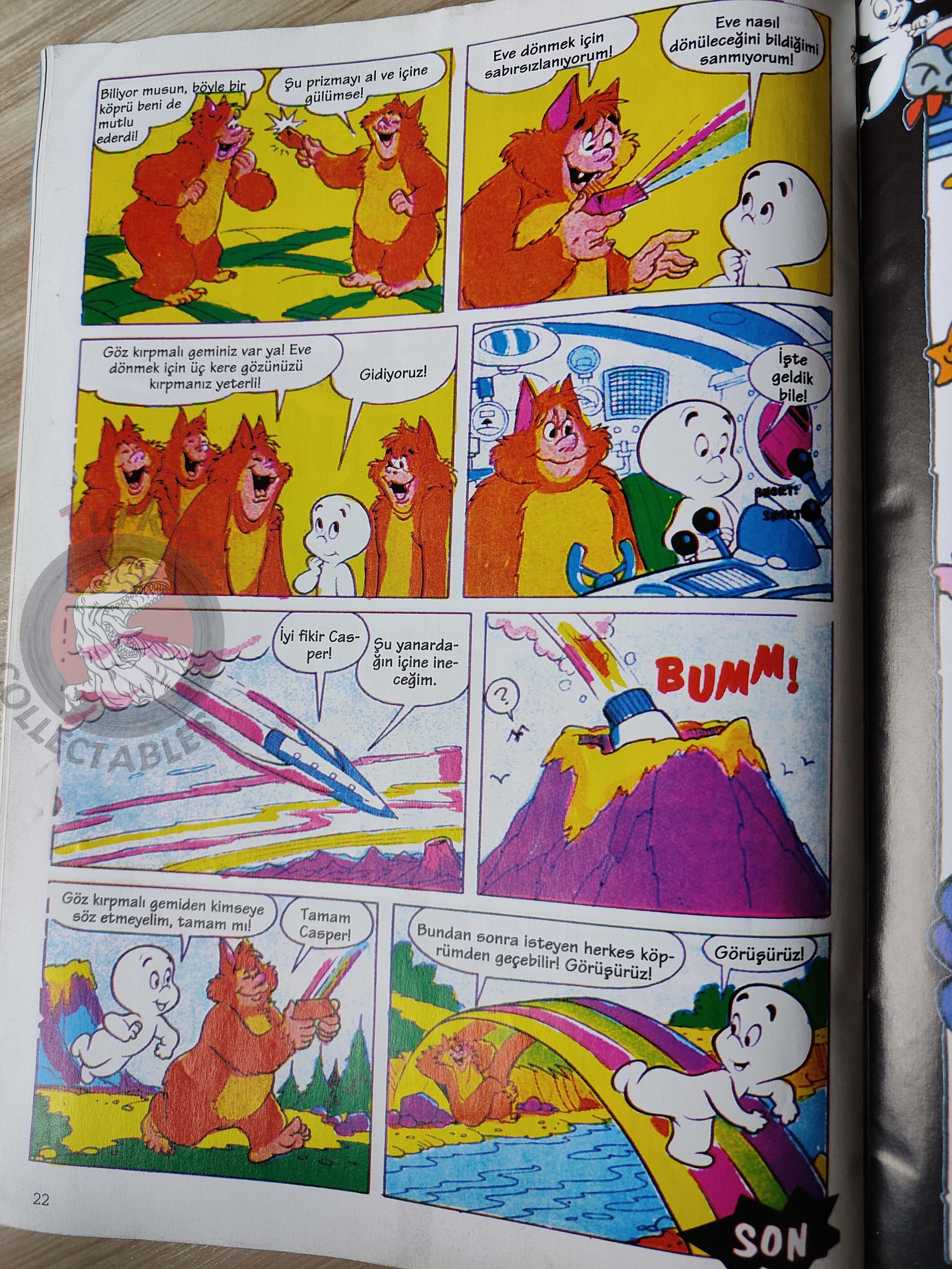 Casper the Friendly Ghost Magazine – Issue #11 2006 Turkish Comic Turkey