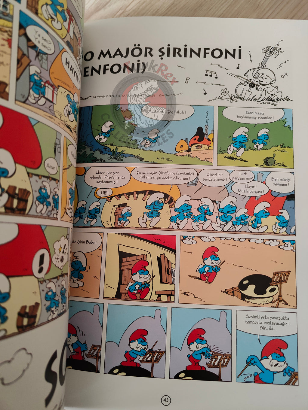 The Smurfs #2 The Smurf King 2011 Turkish Comic Turkey Schtroumpf