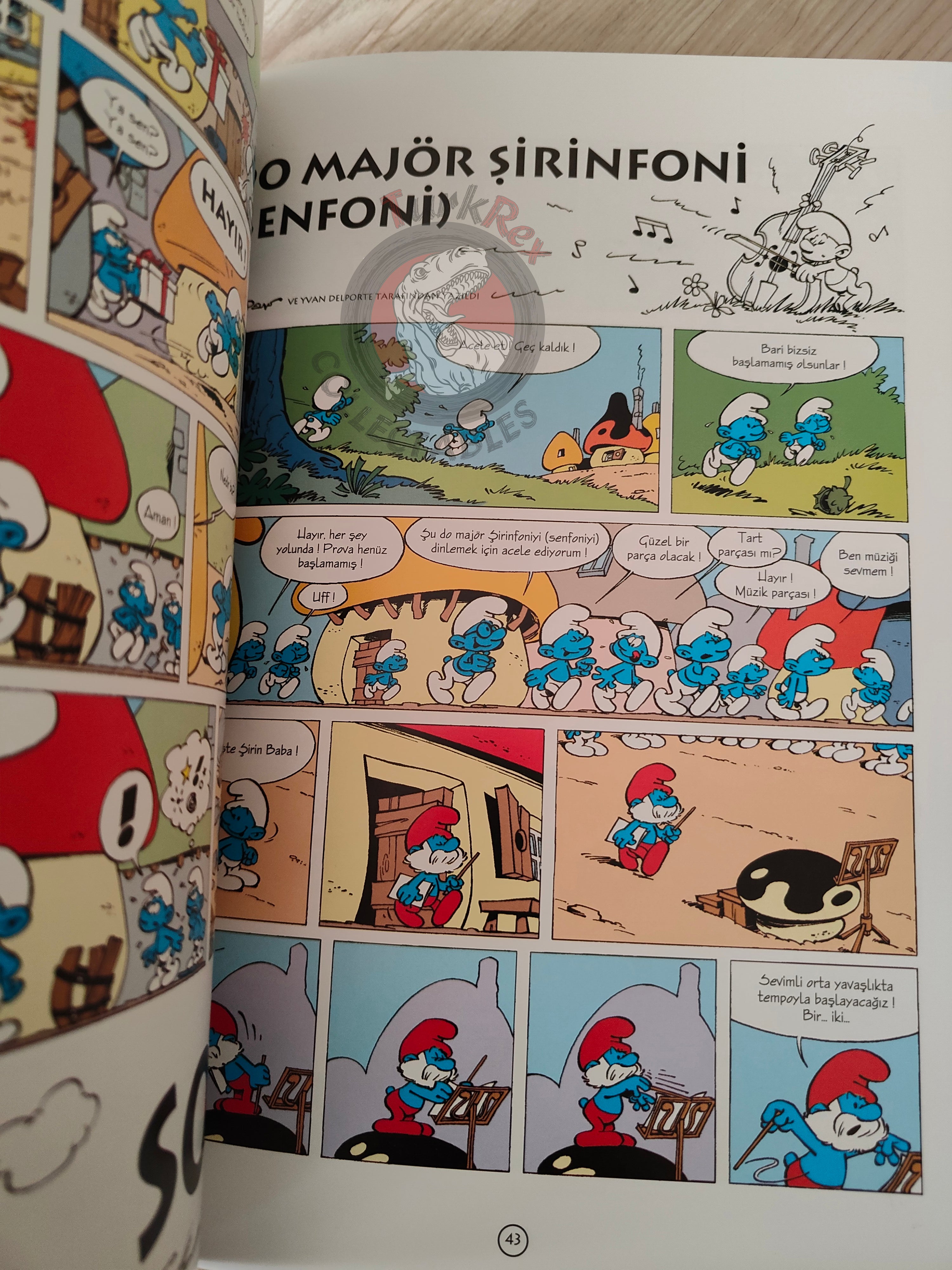 The Smurfs #2 The Smurf King 2011 Turkish Comic Turkey Schtroumpf