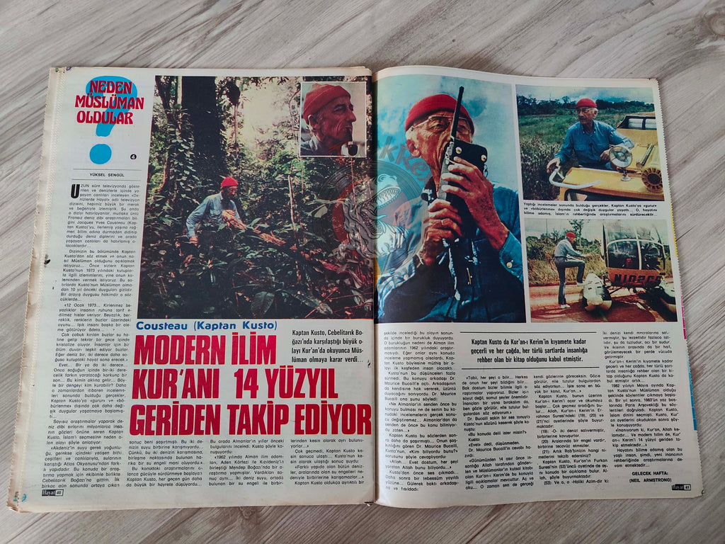 Hayat 1984 Farrah Fawcett Turkish Mag Turkey Reagan’s China Show Jacques-Yves Cousteau