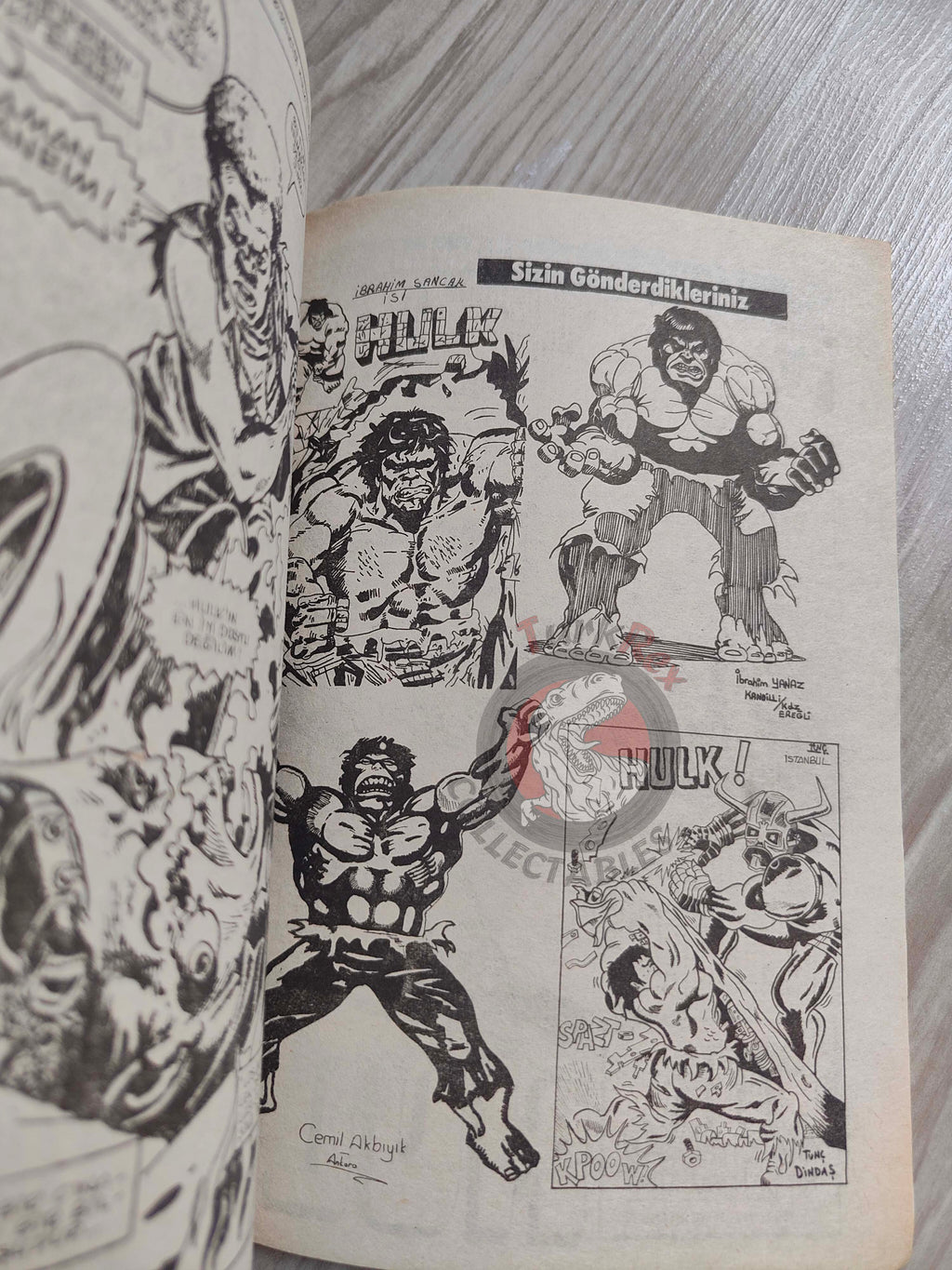 Hulk #18 1988 Turkish Comic Turkey cover Rampaging #7 #95 She-Hulk