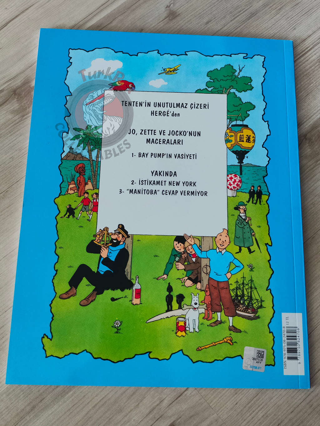 Jo, Zette and Jocko – Mr. Pump’s Legacy Turkish Comic Turkey Herge