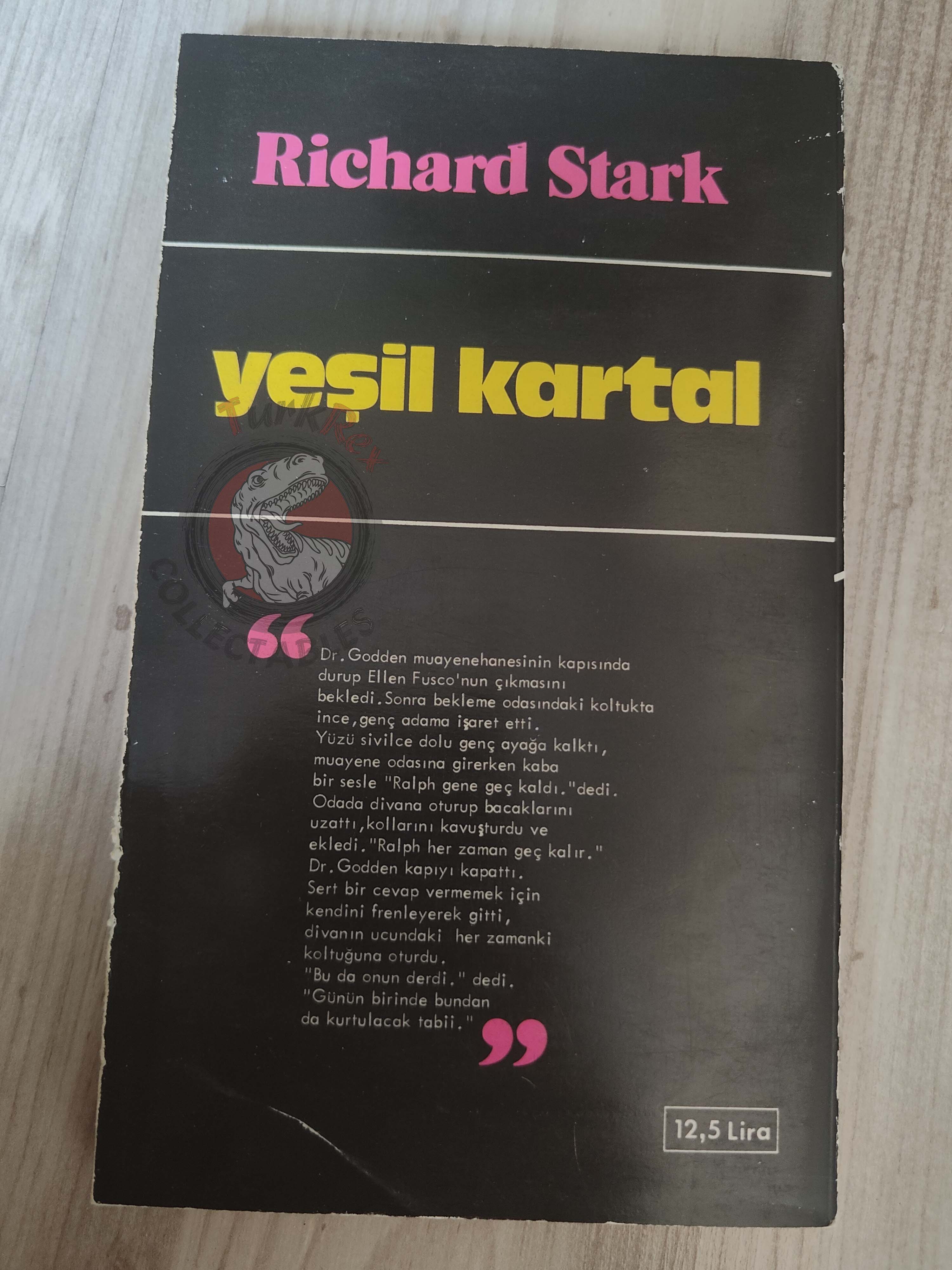 Richard Stark – The Green Eagle Score 1976 1st Turkish Book Turkey