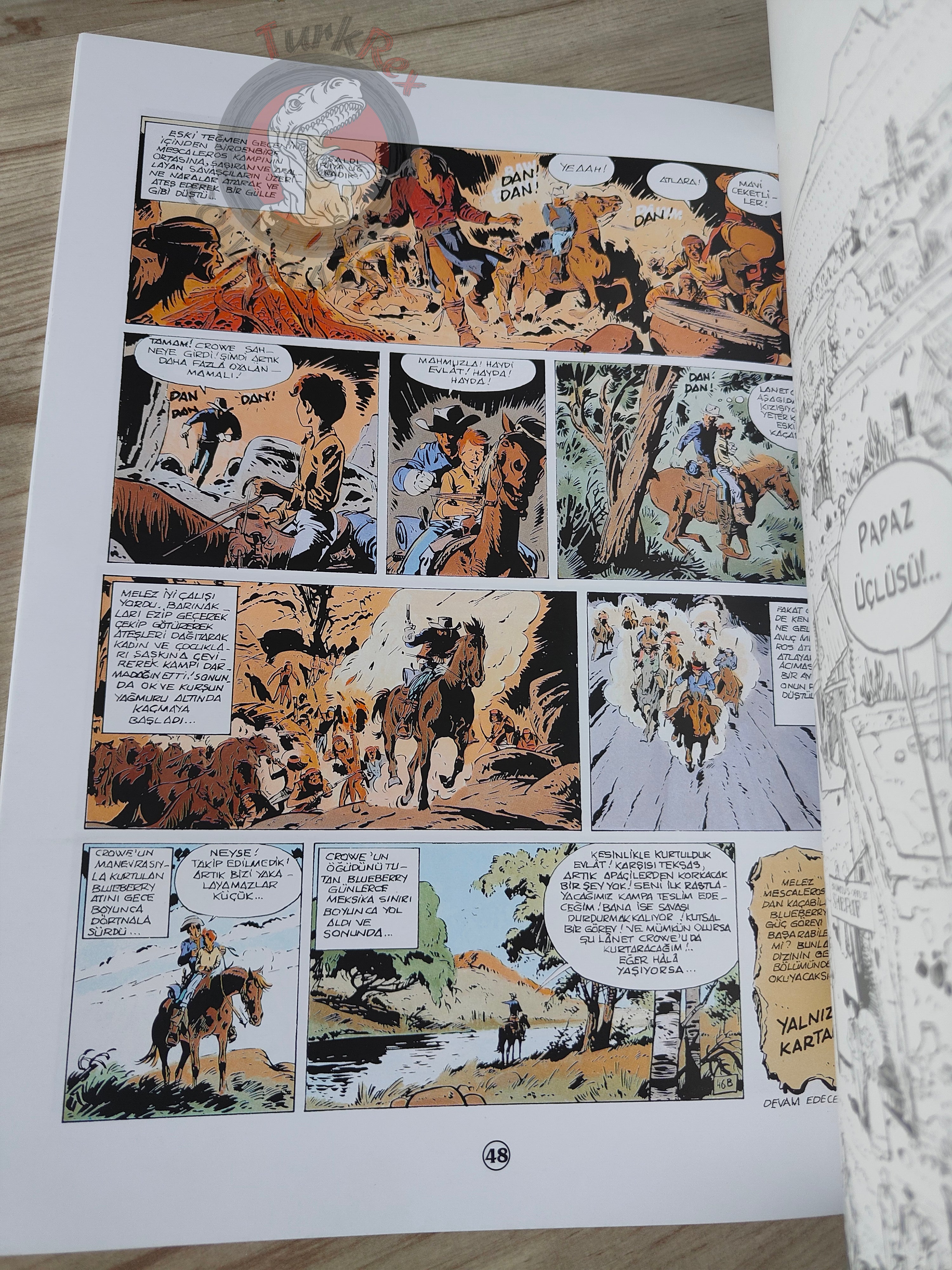 Blueberry #2 – Thunder in the West 2003 1st Edition Turkish Comic Turkey