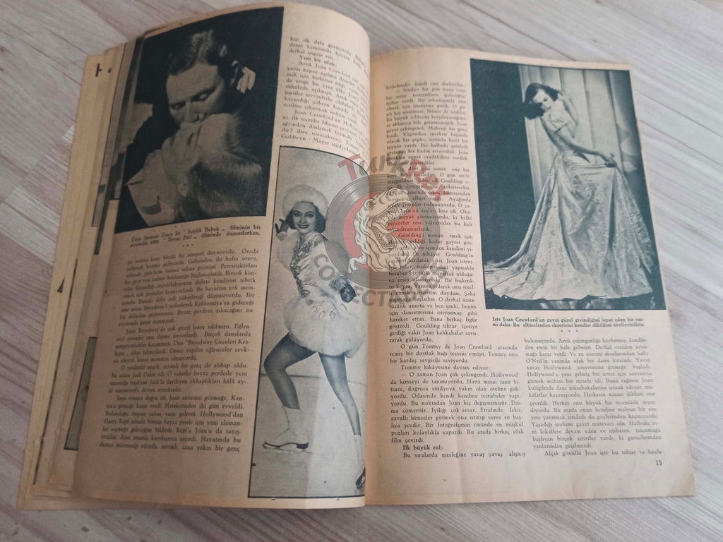 Yıldız 1941 Joan Crawford Special Issue Turkish Magazine Turkey Bio