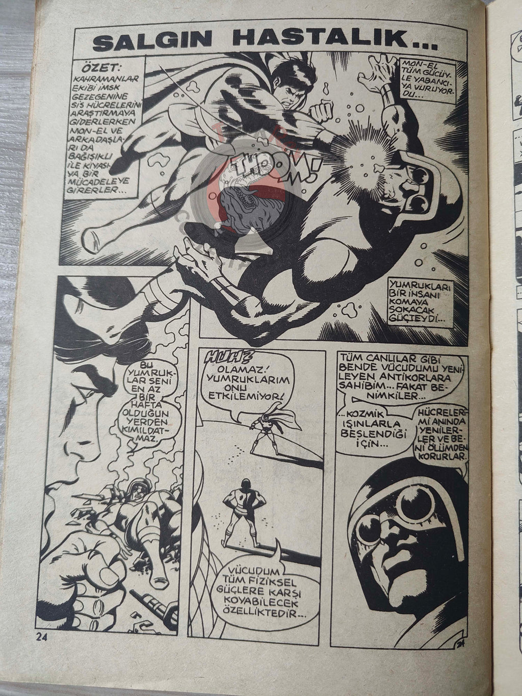 Superman #8 1980 Turkish Comic Turkey #331 Superboy #232 Fuss Pot Norman Mansbridge