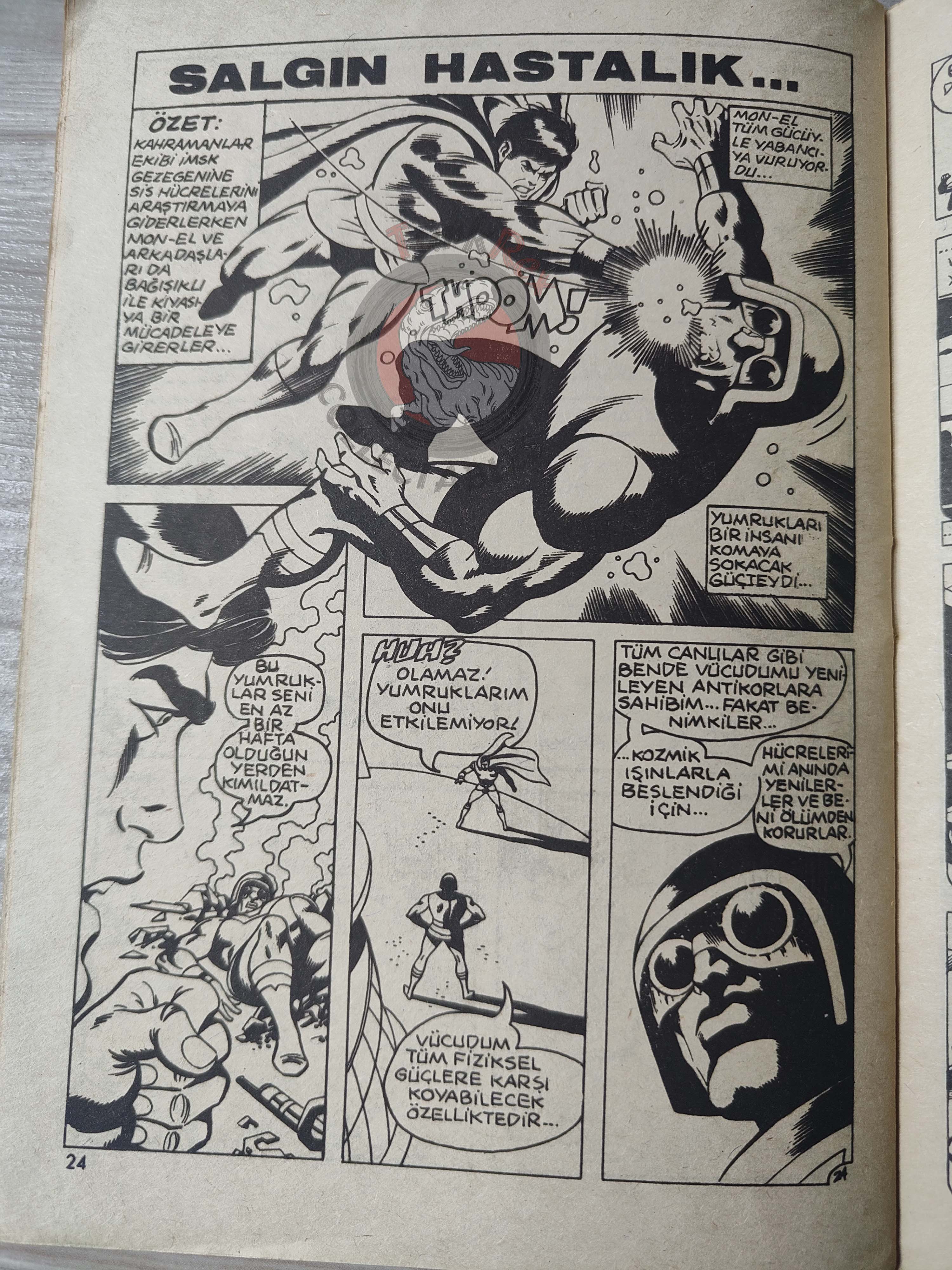 Superman #8 1980 Turkish Comic Turkey #331 Superboy #232 Fuss Pot Norman Mansbridge