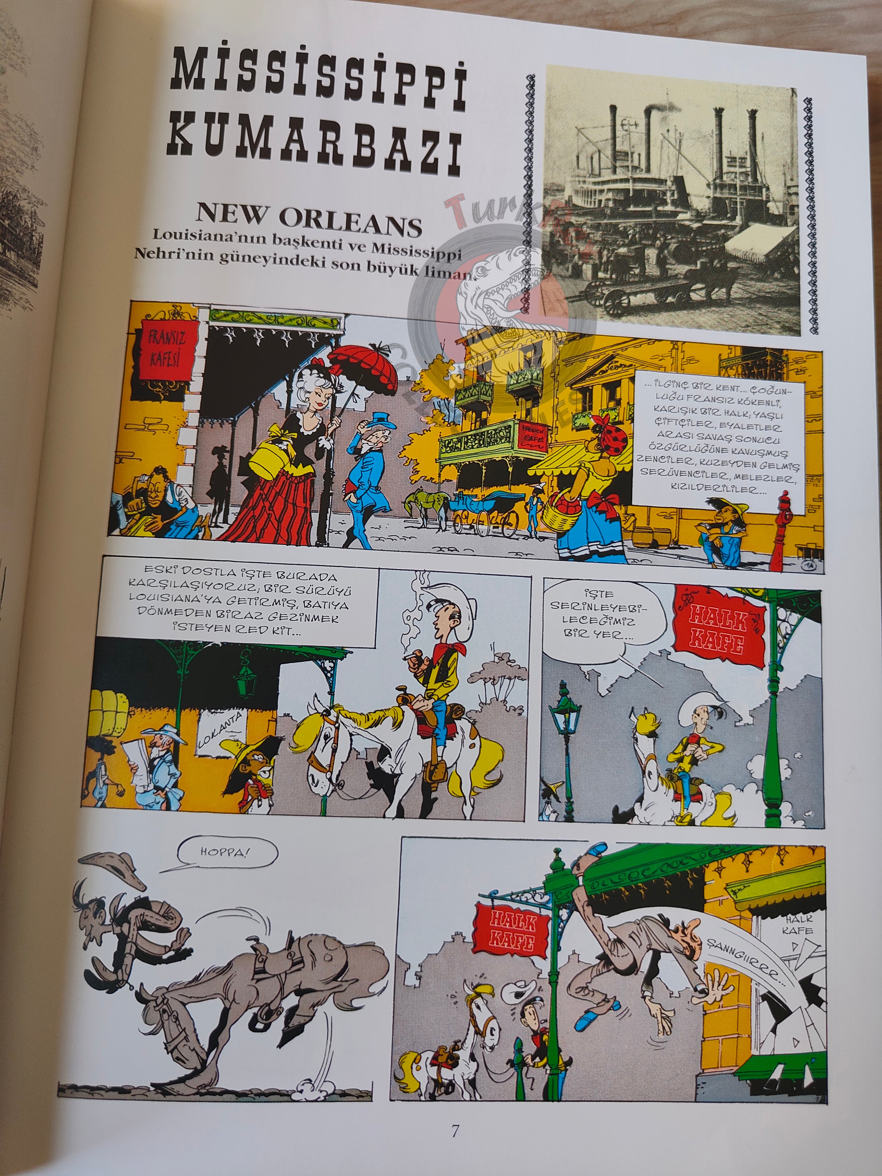 Lucky Luke – L'integrale #6 Turkish Comic Turkey En Remontant Le Mississippi