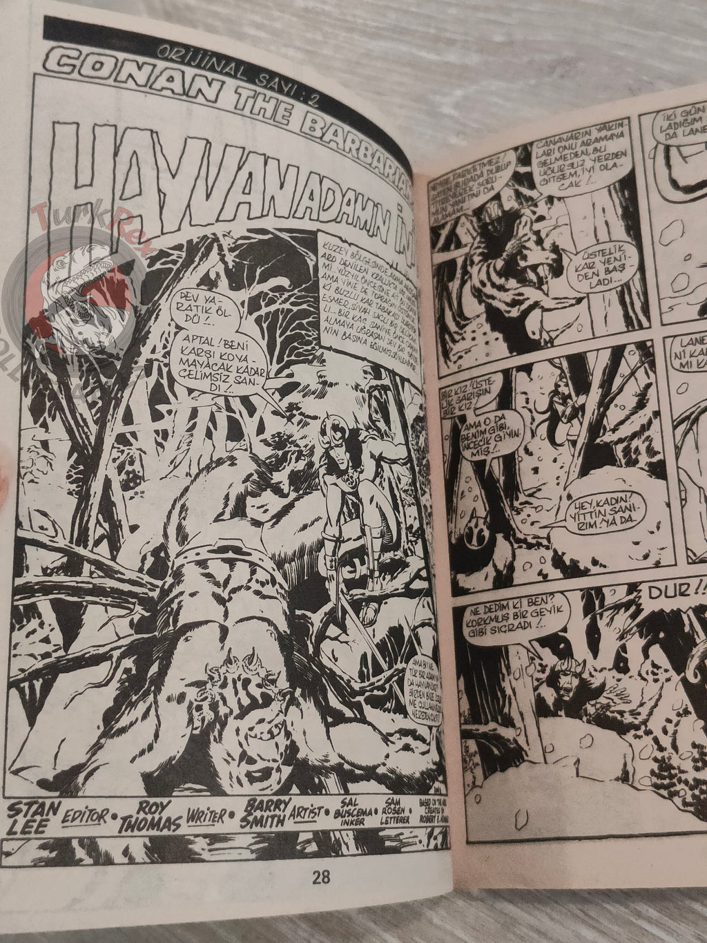 Conan The Barbarian #1 1994 #1-9  Turkish Comic Turkey