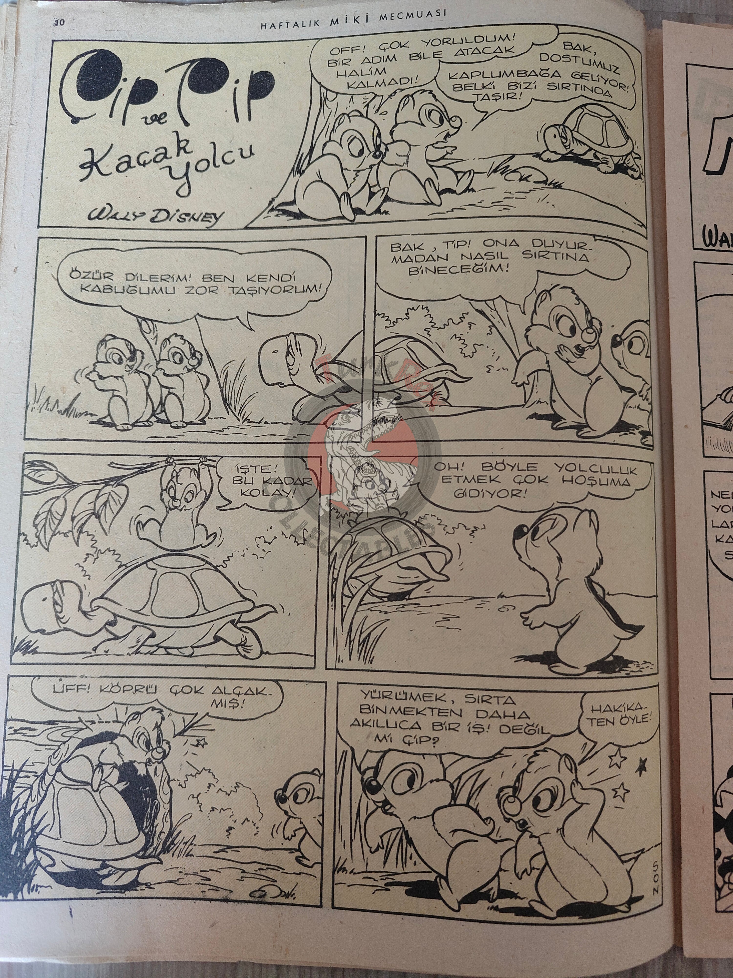 Mickey Mouse Mag 1963 Turkish Comic Turkey Walt Disney Donald Duck Goofy
