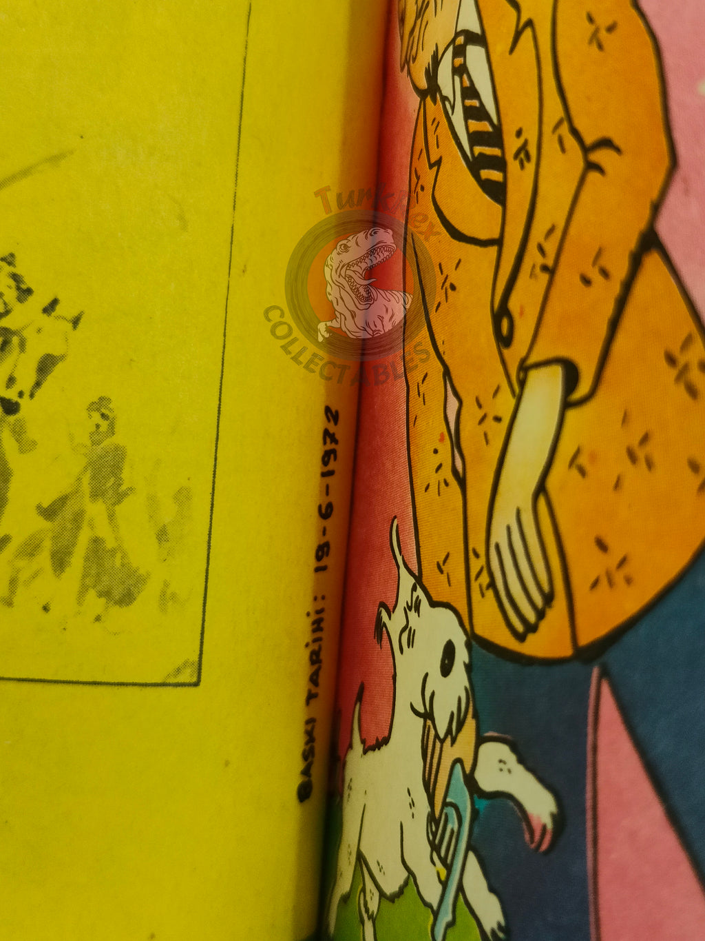Tintin – The Blue Lotus 1972 Turkish Edition Comic Turkey