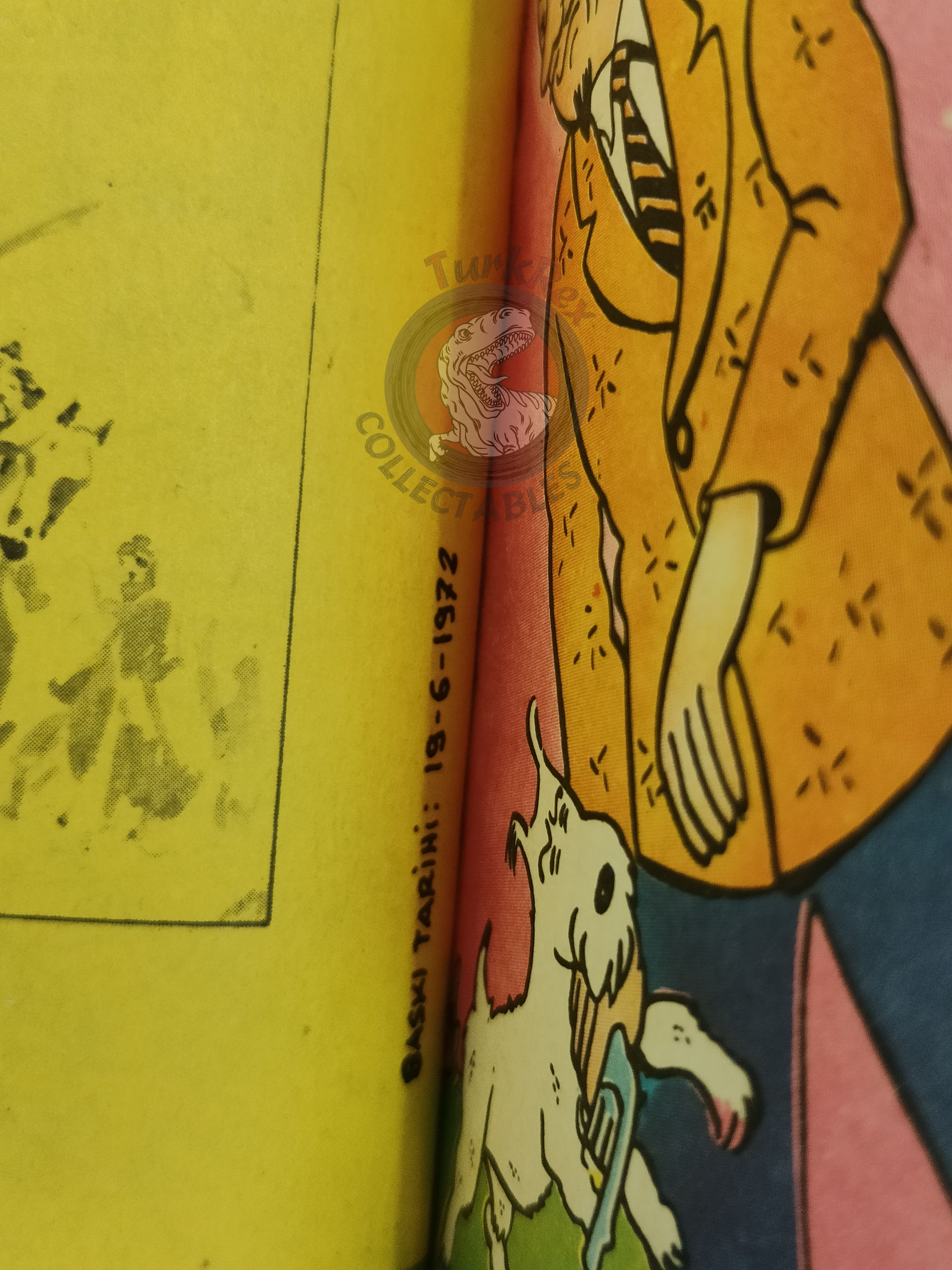 Tintin – The Blue Lotus 1972 Turkish Edition Comic Turkey
