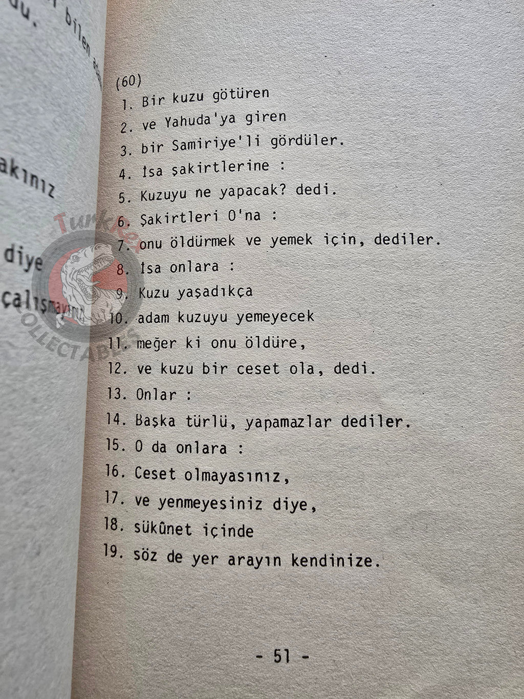 The Gospel of Thomas Bible Turkish Book New Testament