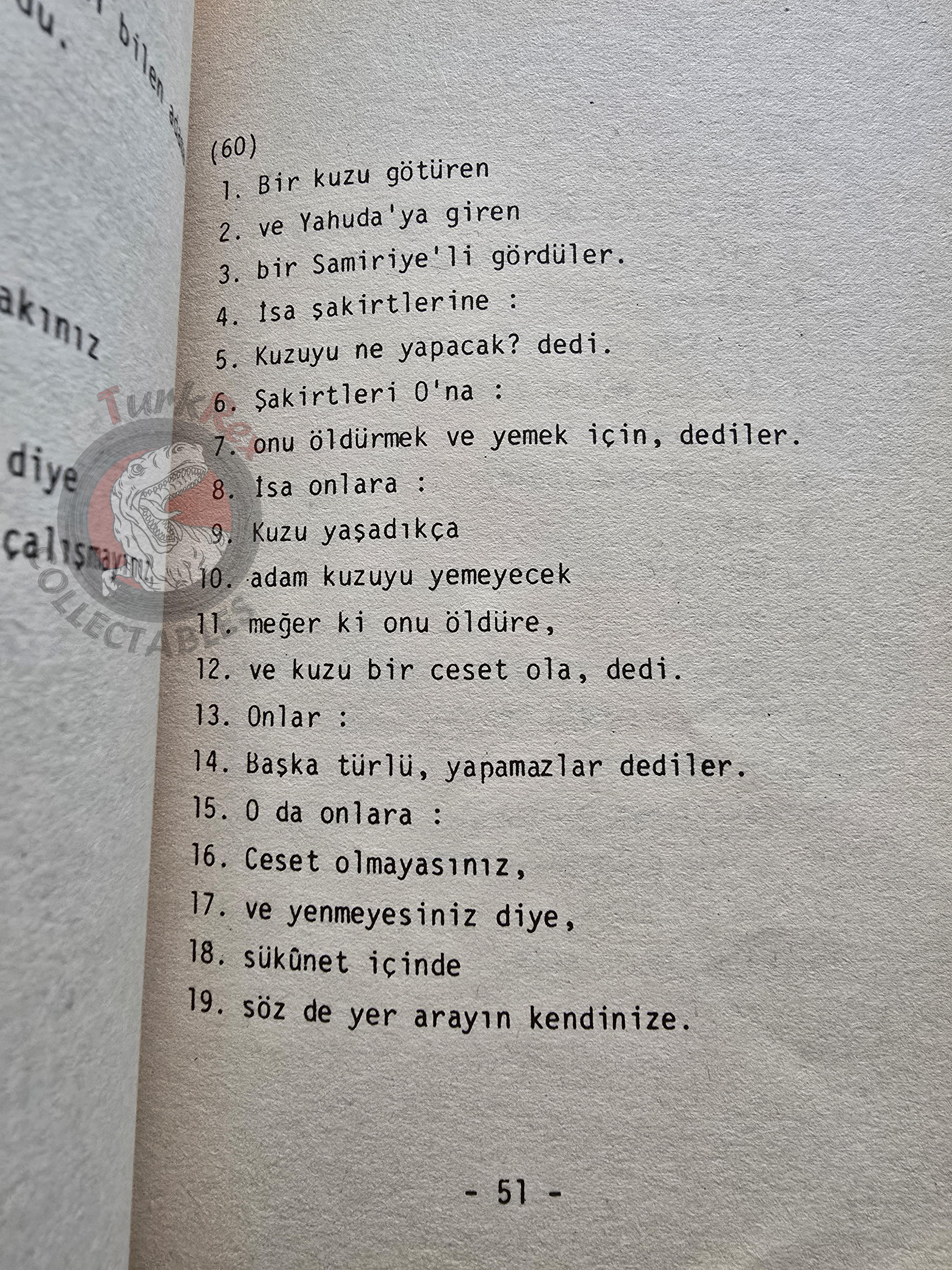 The Gospel of Thomas Bible Turkish Book New Testament