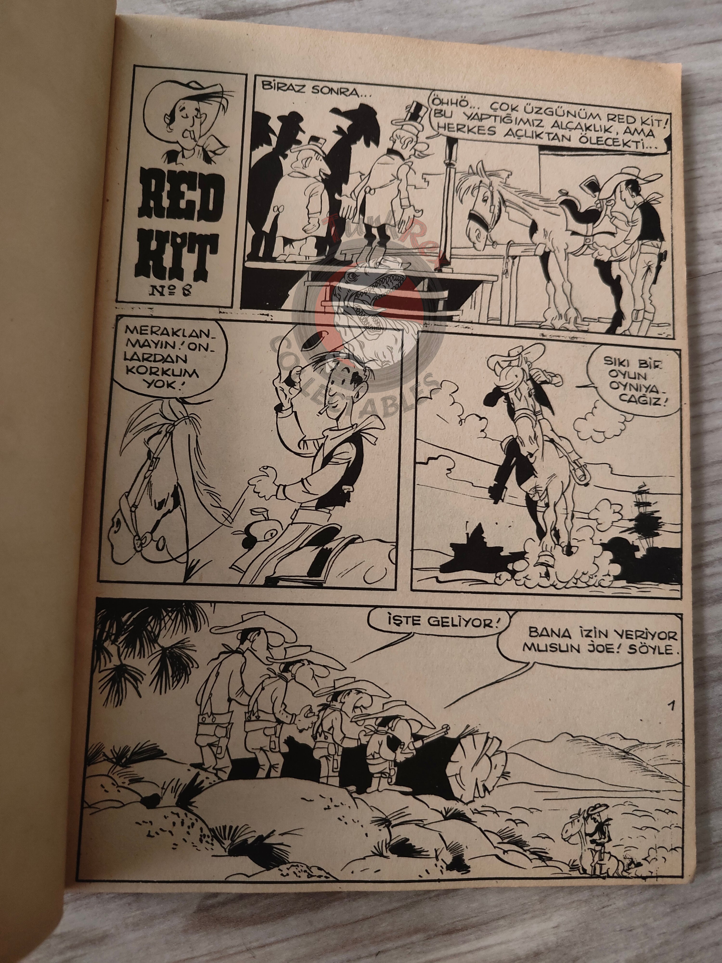 Lucky Luke #3 Les Cousins Dalton 1973 Turkish Comic Turkey Tom and Jerry