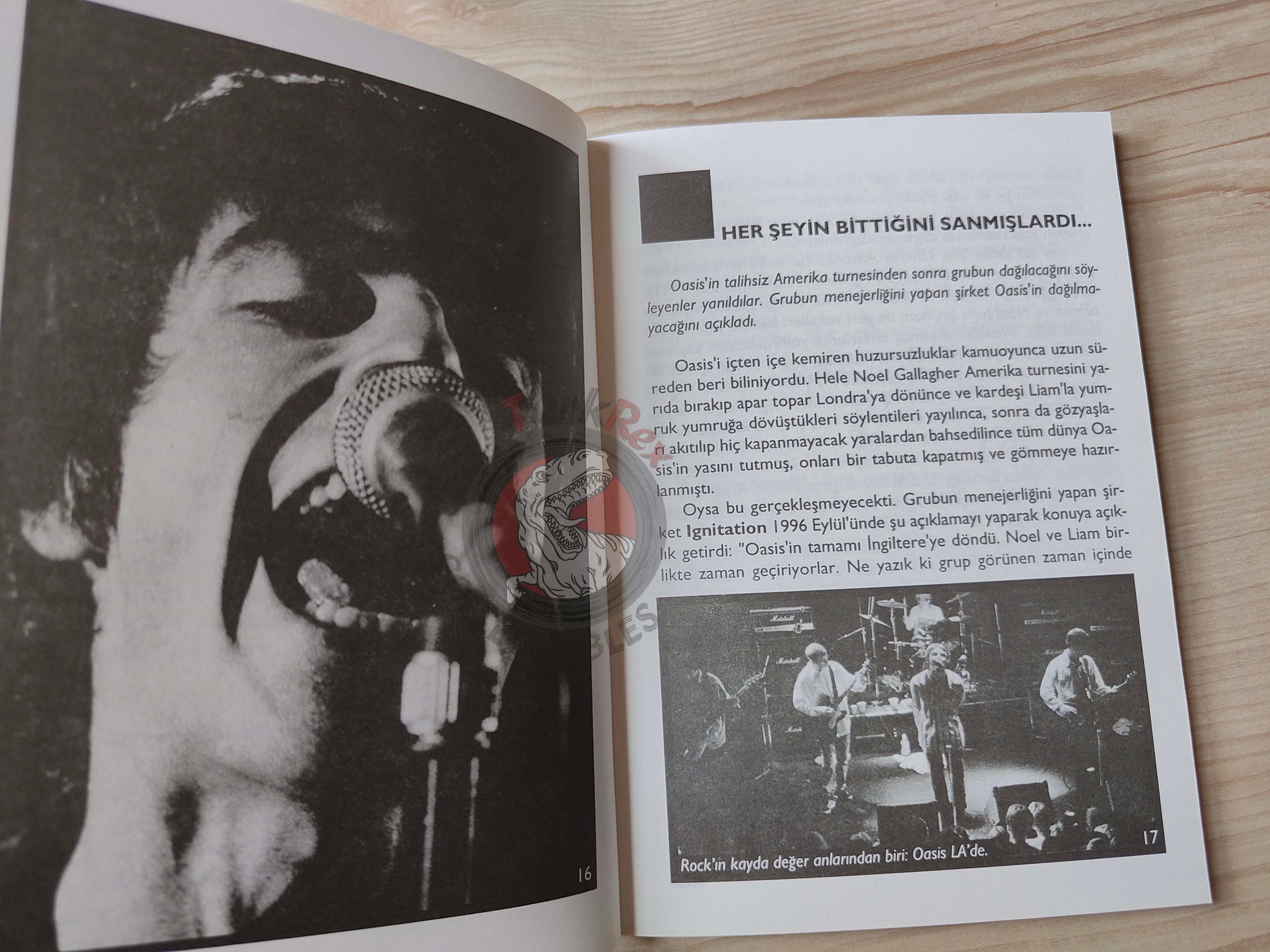 Oasis Biography Book 1997 1st by Turkish Writer Book Turkey