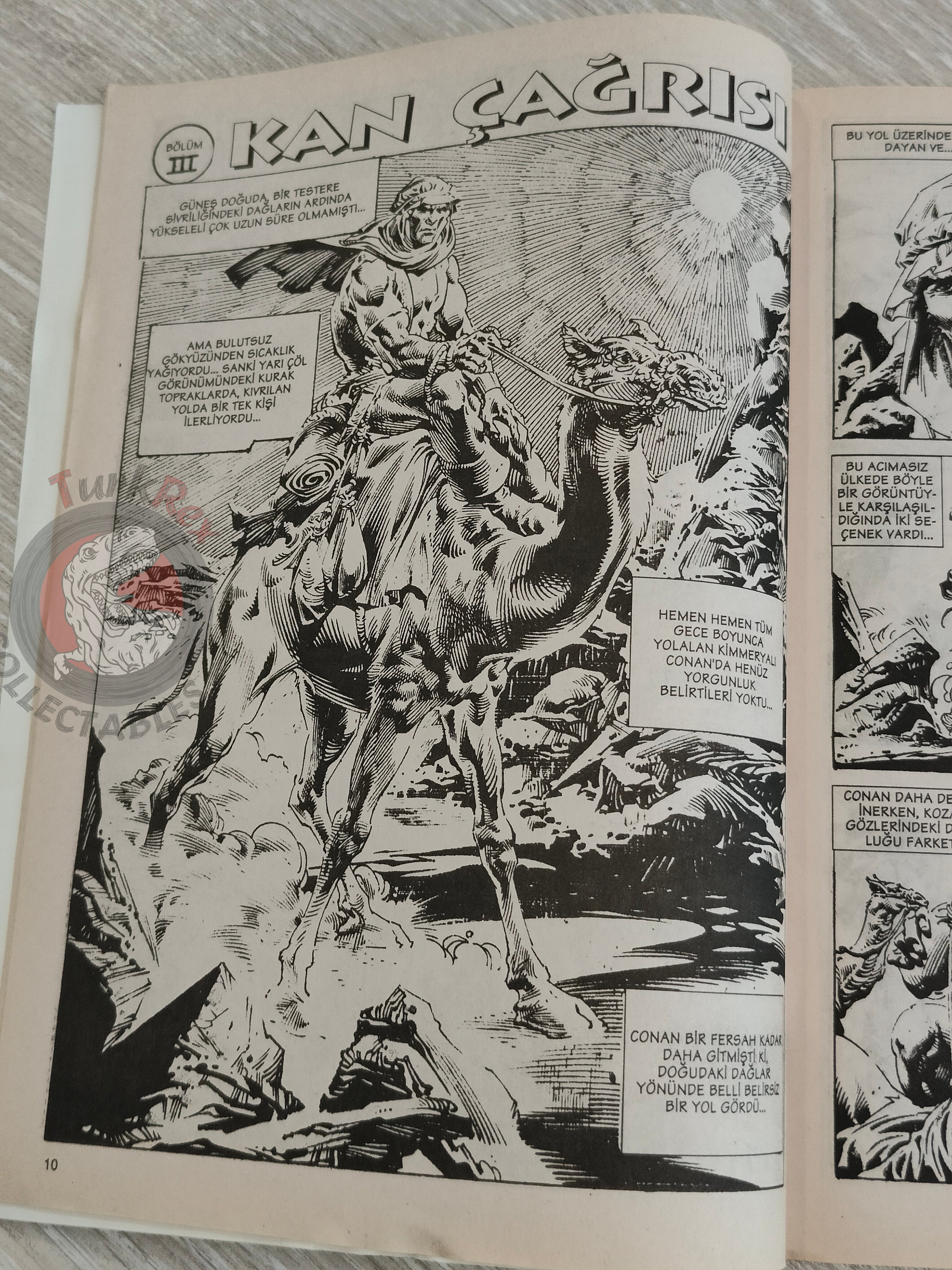 Conan #22 The Savage Sword of Conan #37 #38 Turkish Comic Turkey