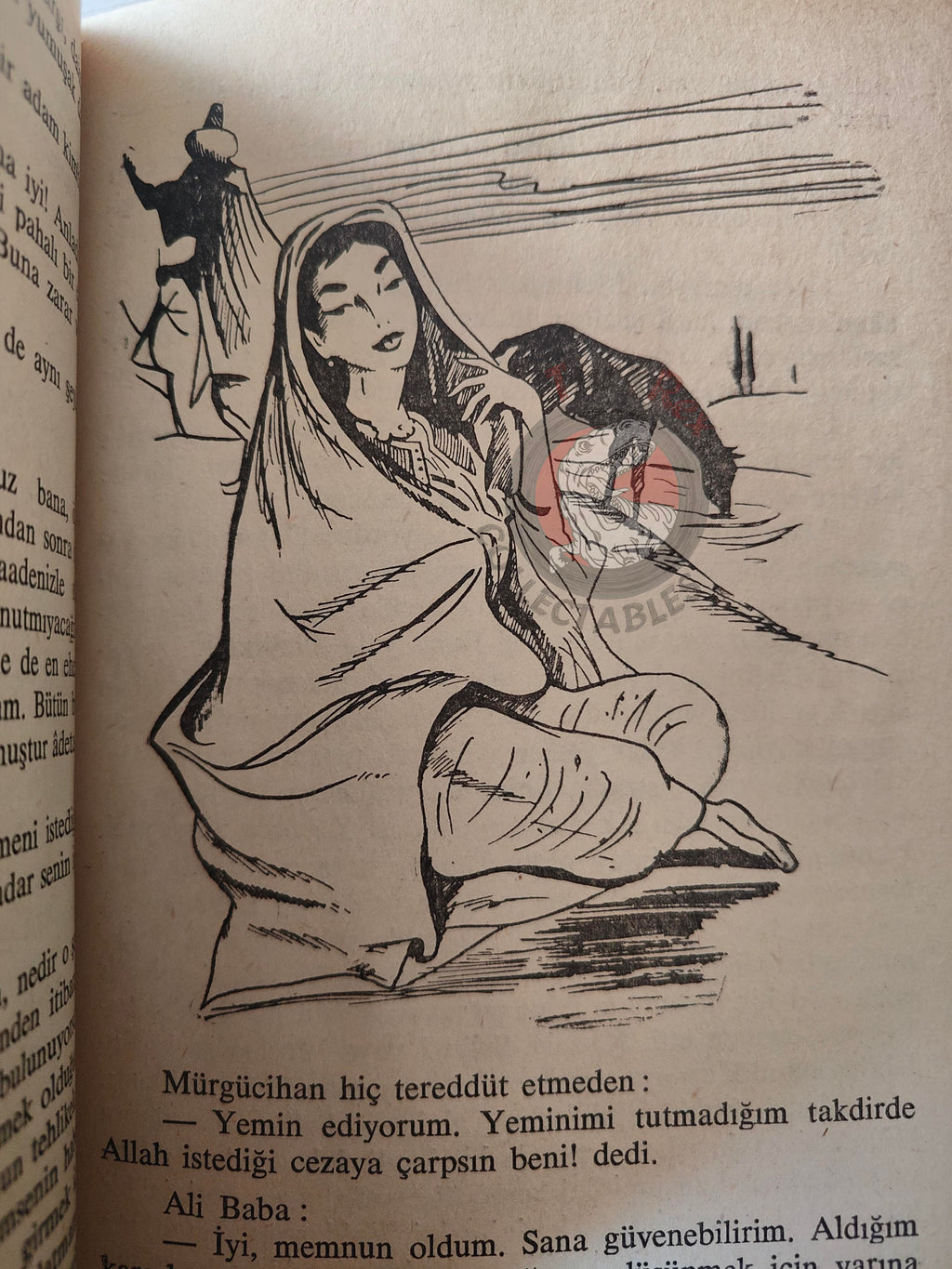 Ali Baba and the Forty Thieves 1967 Turkish Book Turkey 1001 Nights Illustrated