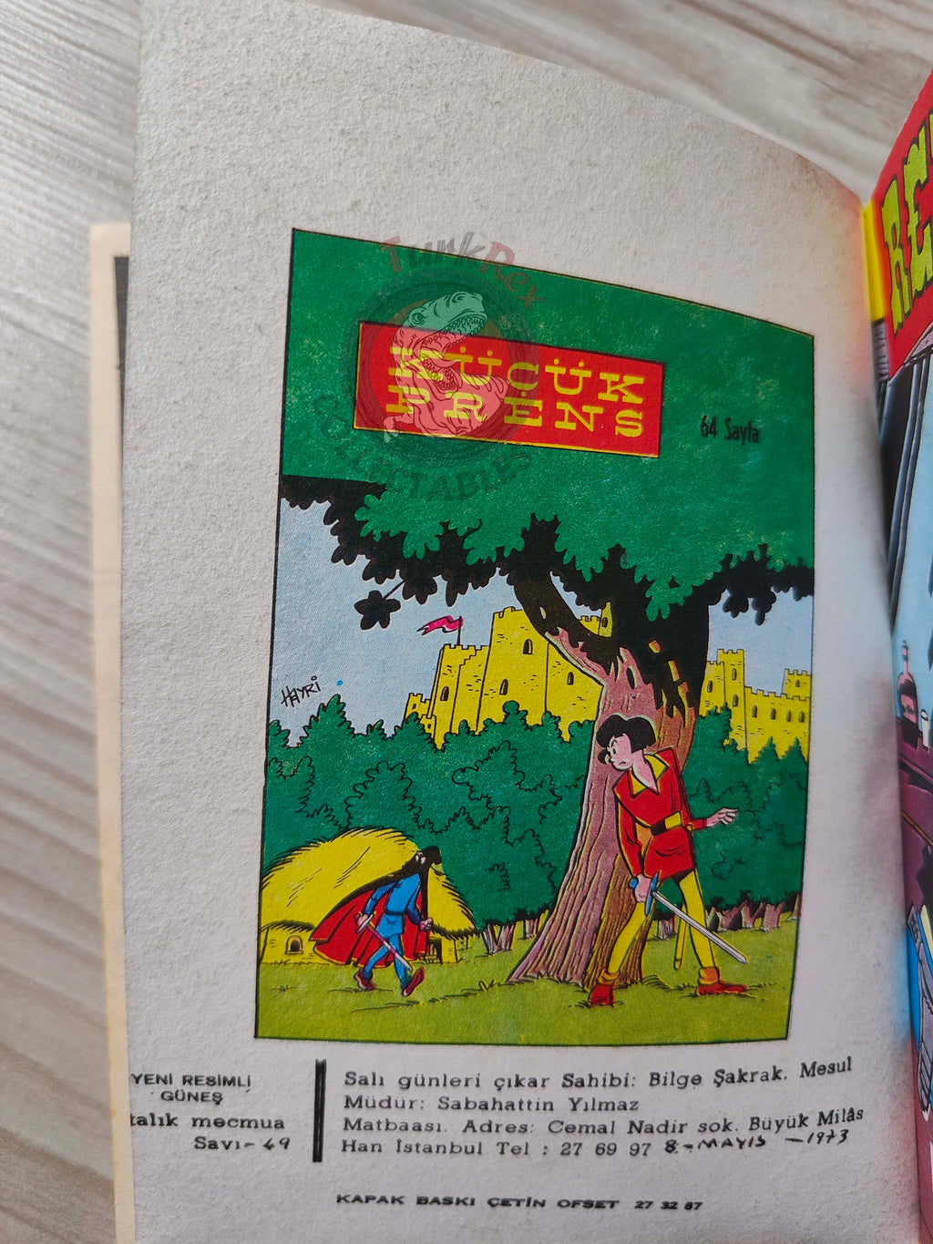 Lucky Luke #17 Contre Pat Poker 1973 Turkish Comic Turkey Le Vieux Nick