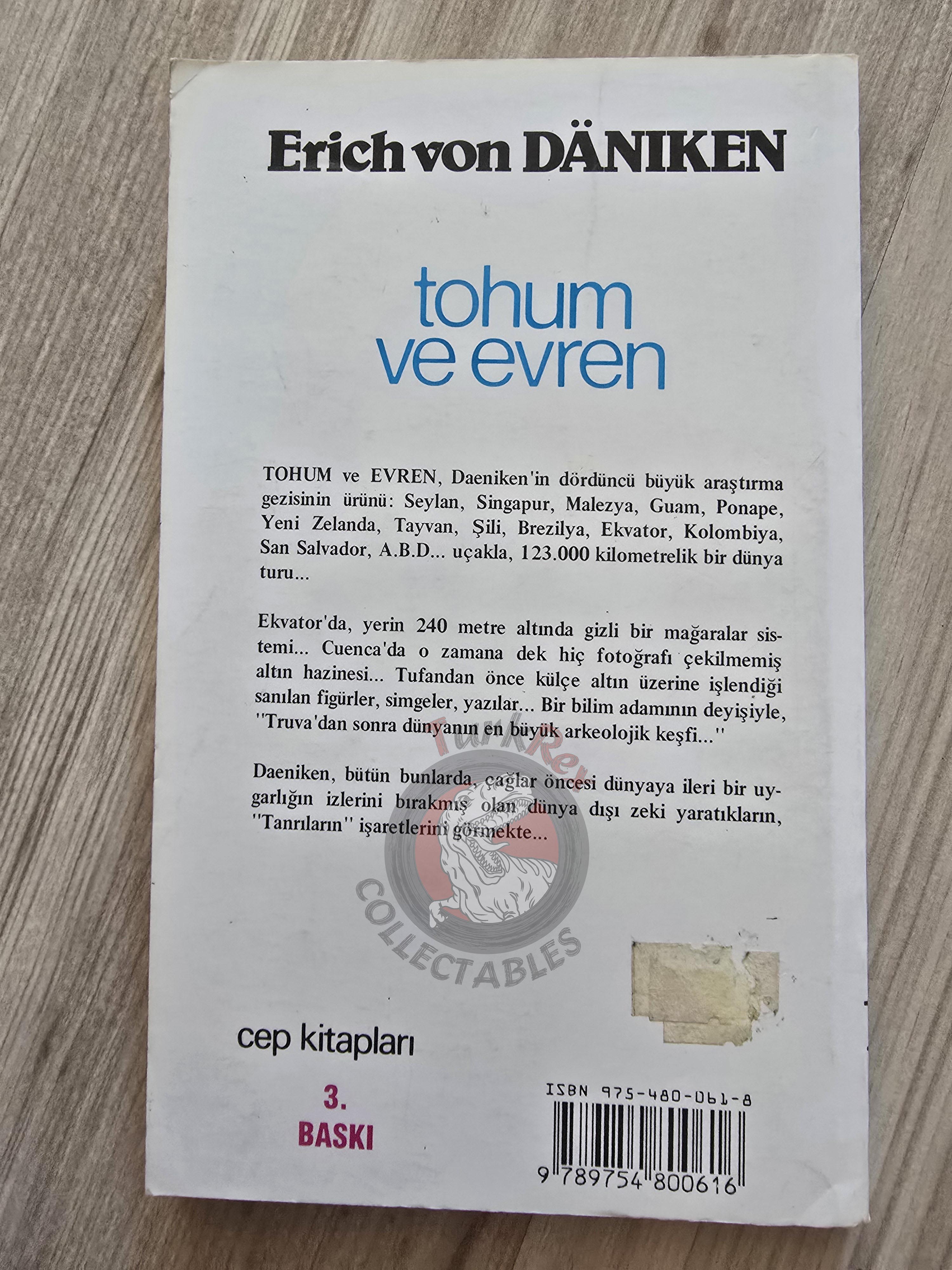 Erich von Däniken – The Gold of the Gods 1994 Turkish Book Turkey Ufology
