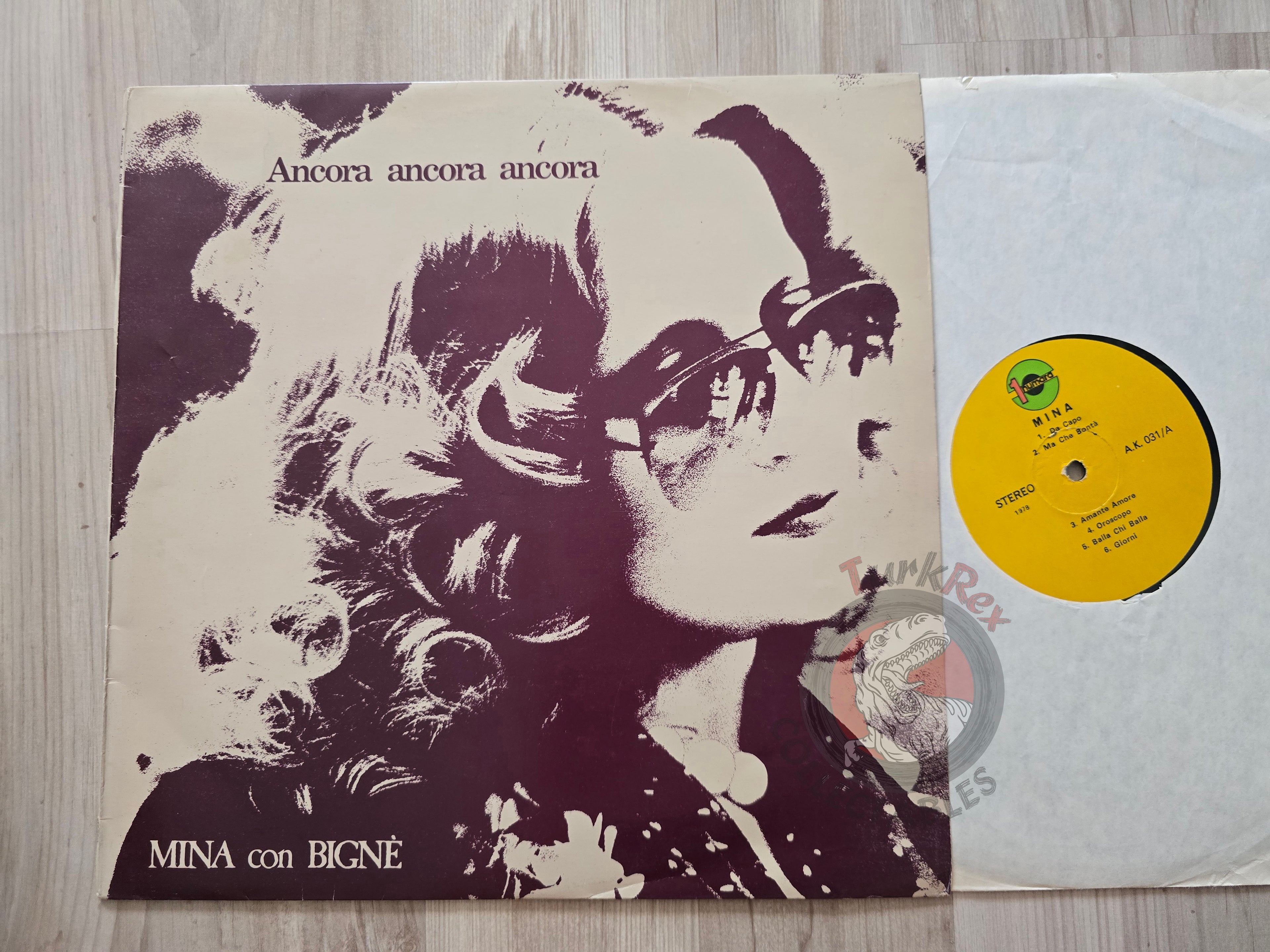 Mina – Mina Con Bignè Turkish Pressing Vinyl Turkey Edition