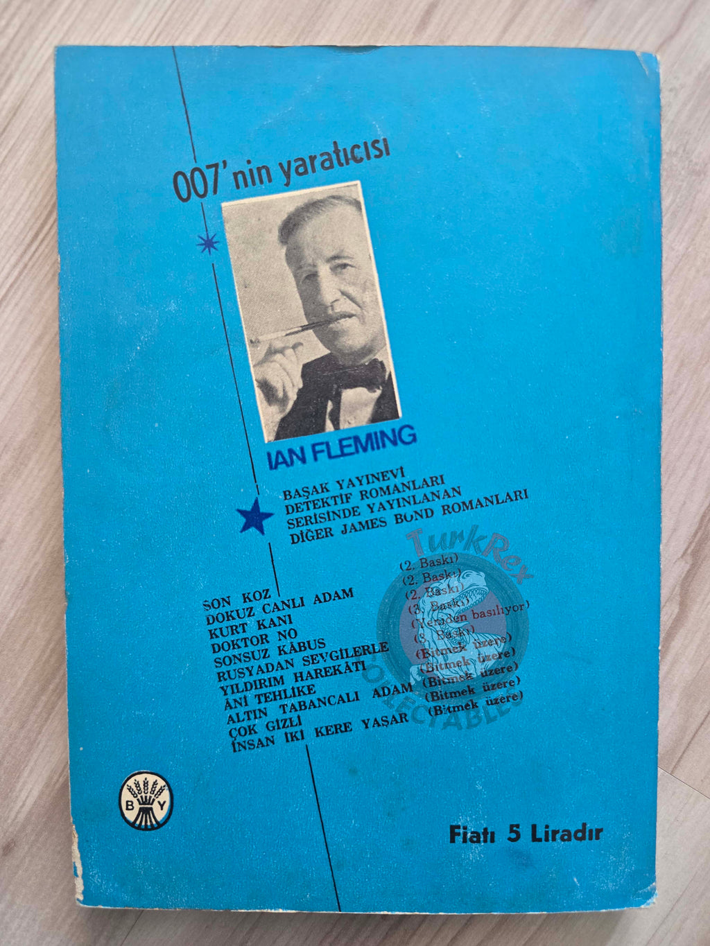 James Bond - The Spy Who Loved Me 1966 1st Turkish Book Turkey Ian Fleming