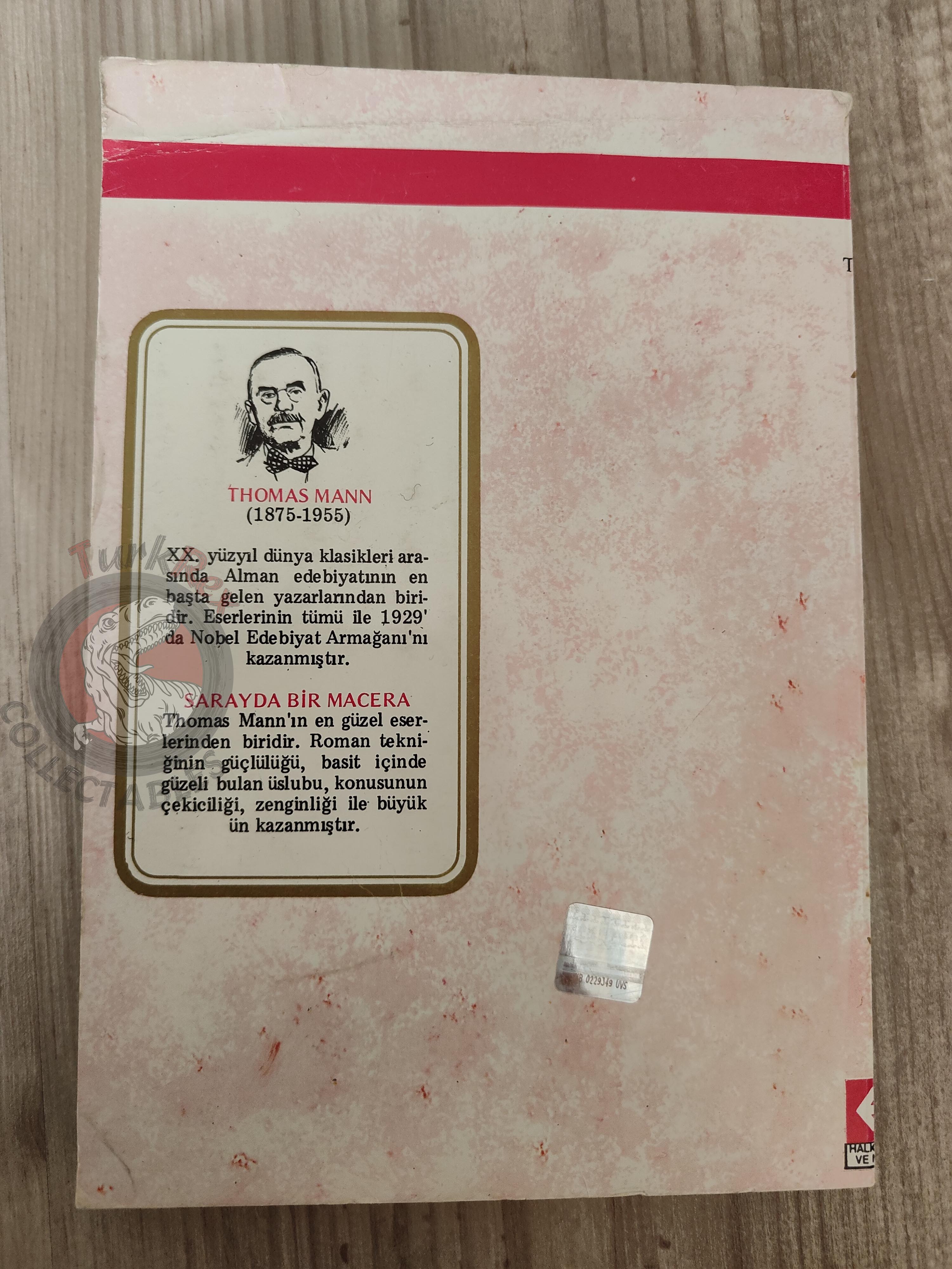 Thomas Mann – Royal Highness 1981 Turkish Book Turkey