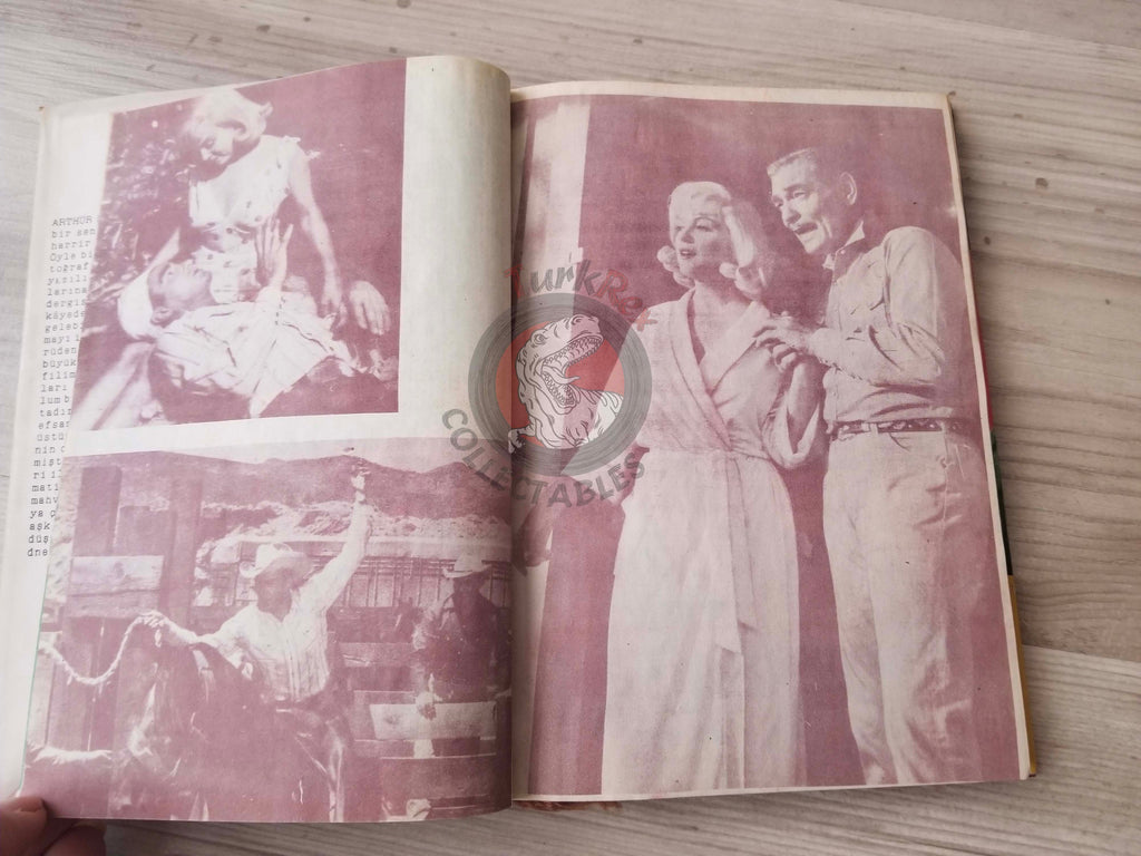 Arthur Miller – The Misfits 1961 HC/DJ Turkish Book Turkey Marilyn Monroe