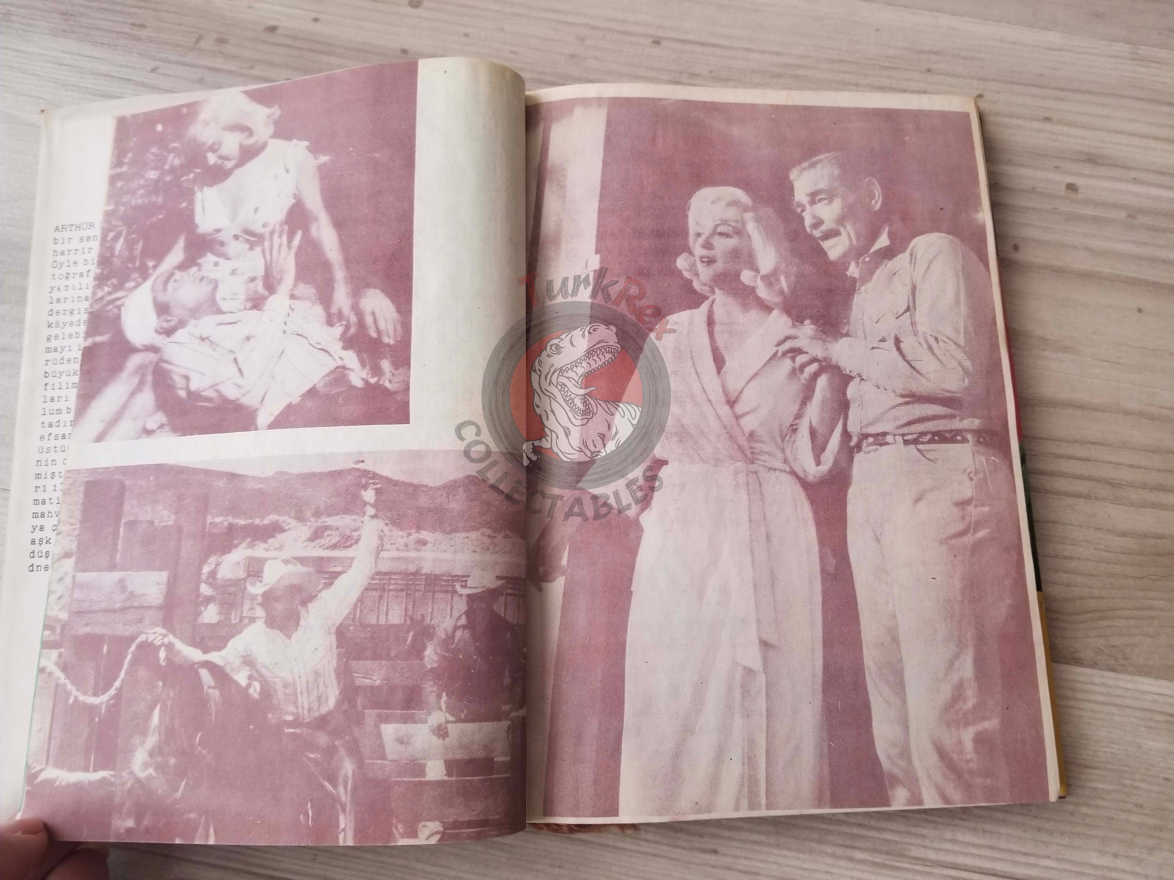 Arthur Miller – The Misfits 1961 HC/DJ Turkish Book Turkey Marilyn Monroe