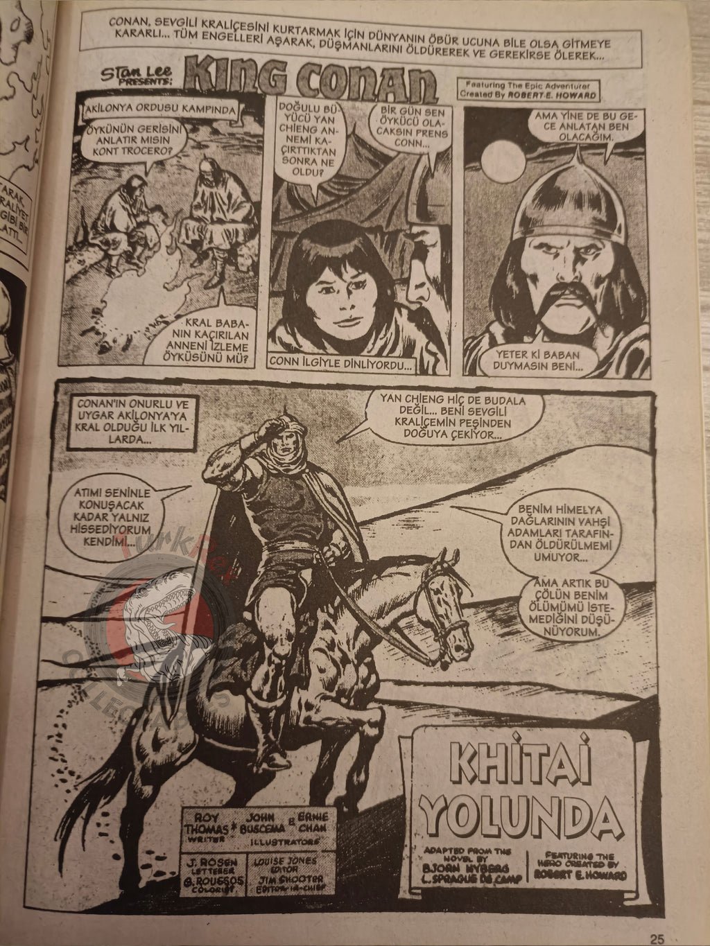Kral Conan #19 King Conan #5 #6 #7 Turkish Comic Turkey Boris Vallejo