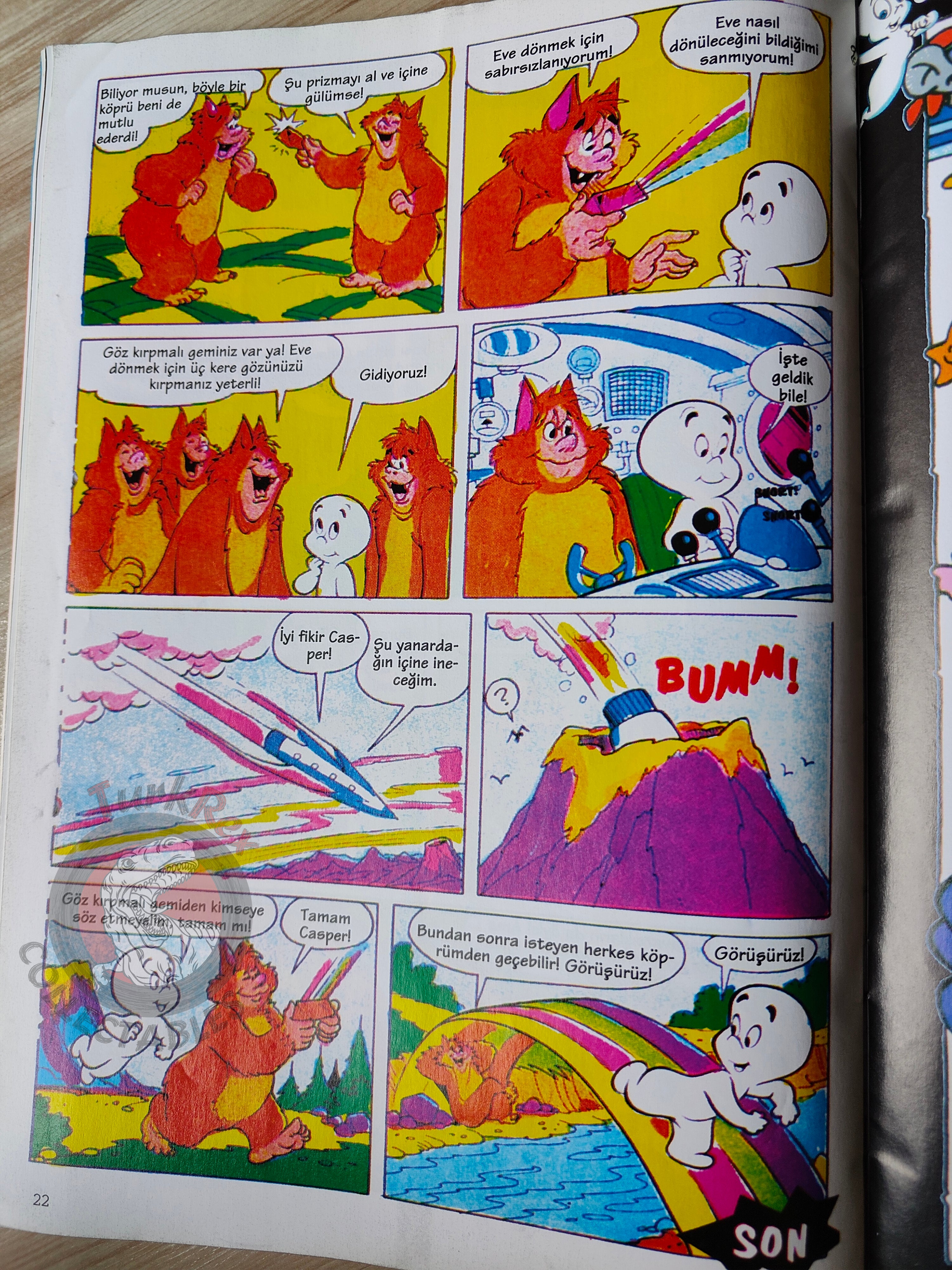 Casper the Friendly Ghost Magazine – Issue #11 2006 Turkish Comic Turkey