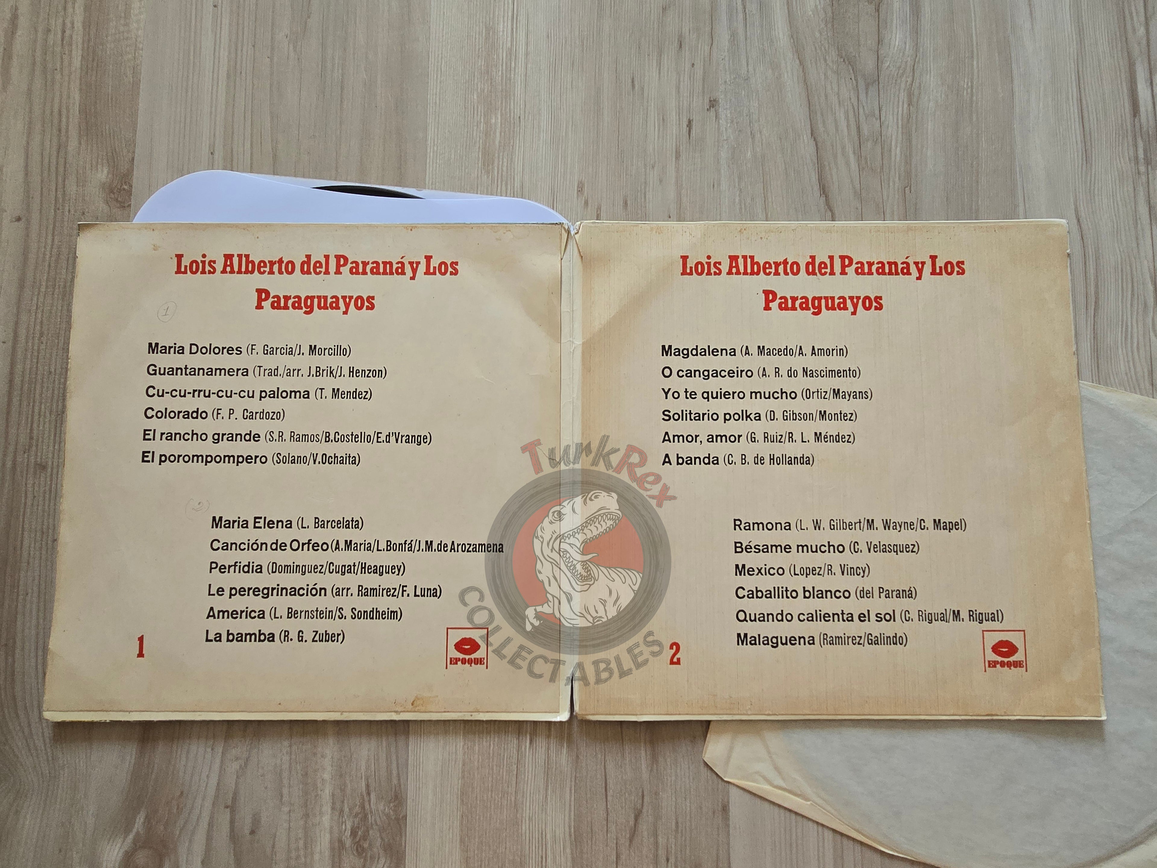Luis Alberto Del Paraná Y Los Paraguayos – Luis Alberto Del Paraná Y Los Paraguayos Turkish Pressing Vinyl Turkey Edition