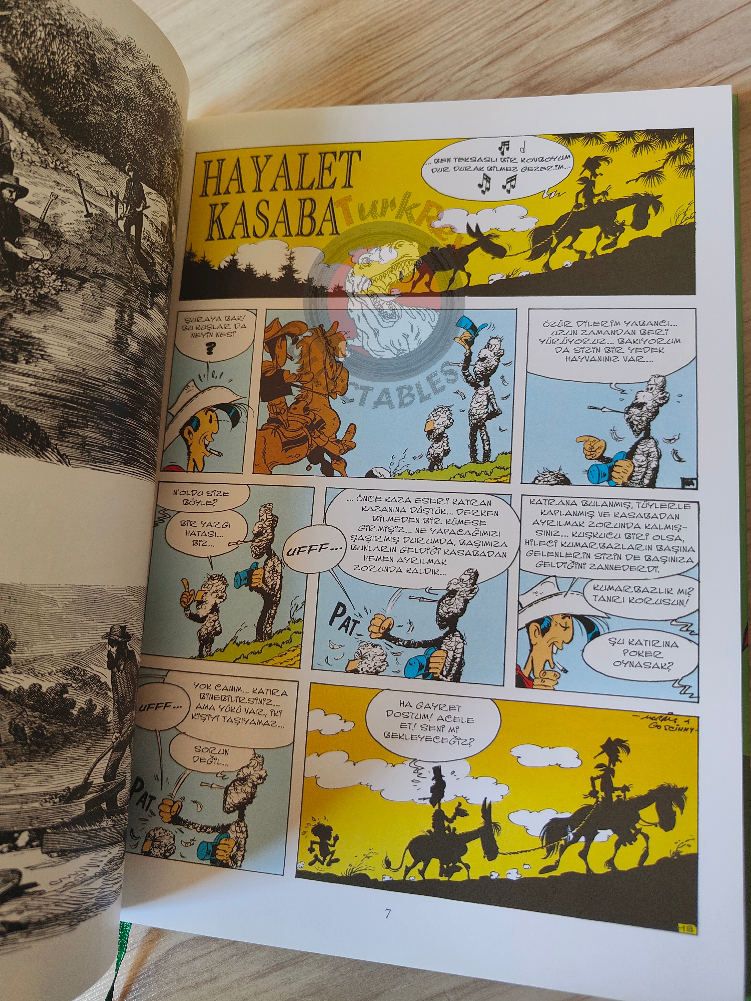 Lucky Luke – L'integrale #9 Turkish Comic Turkey La Ville Fantôme