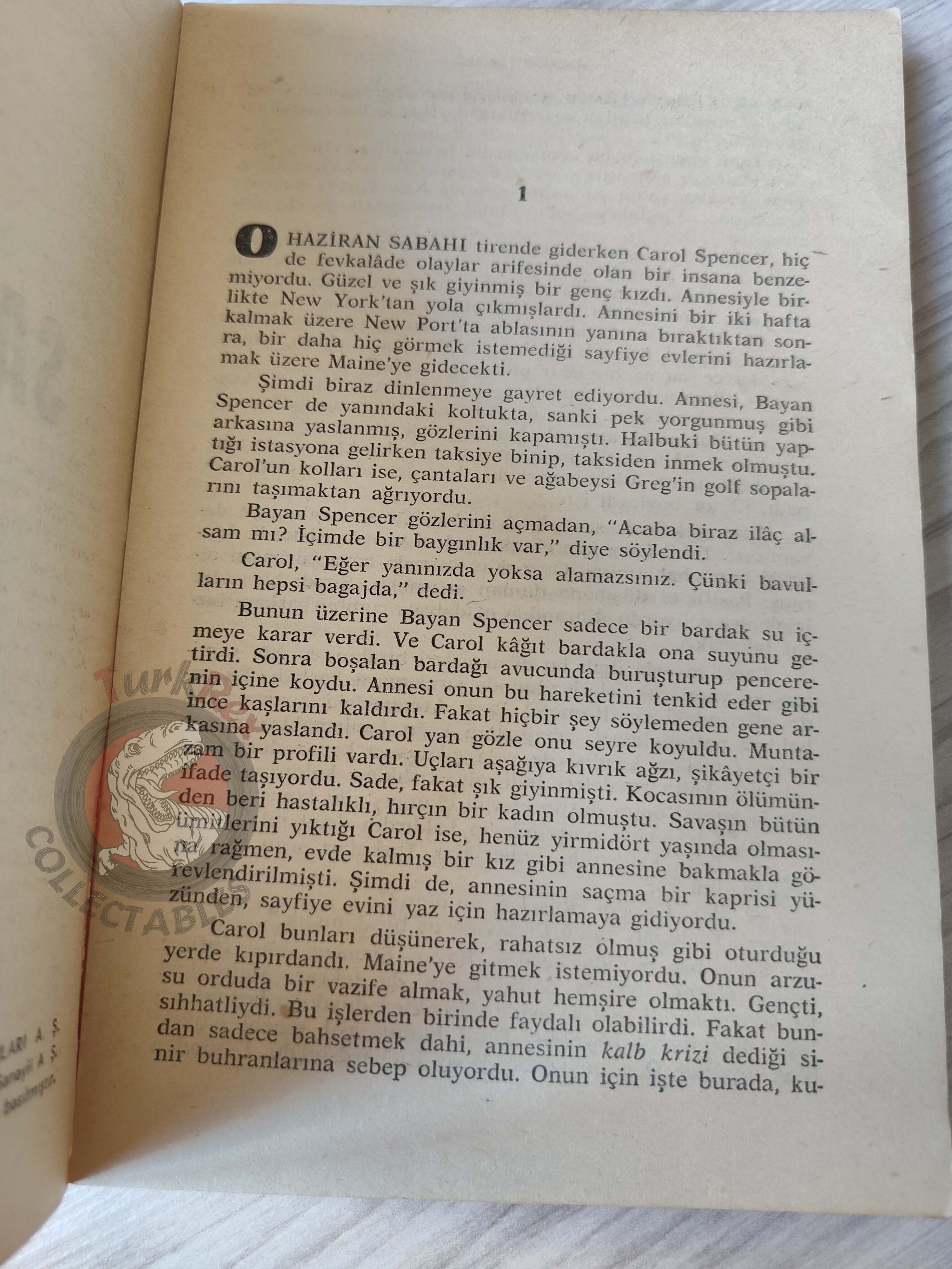 Mary Roberts Rinehart – The Yellow Room 1964 1st Turkish Book Turkey