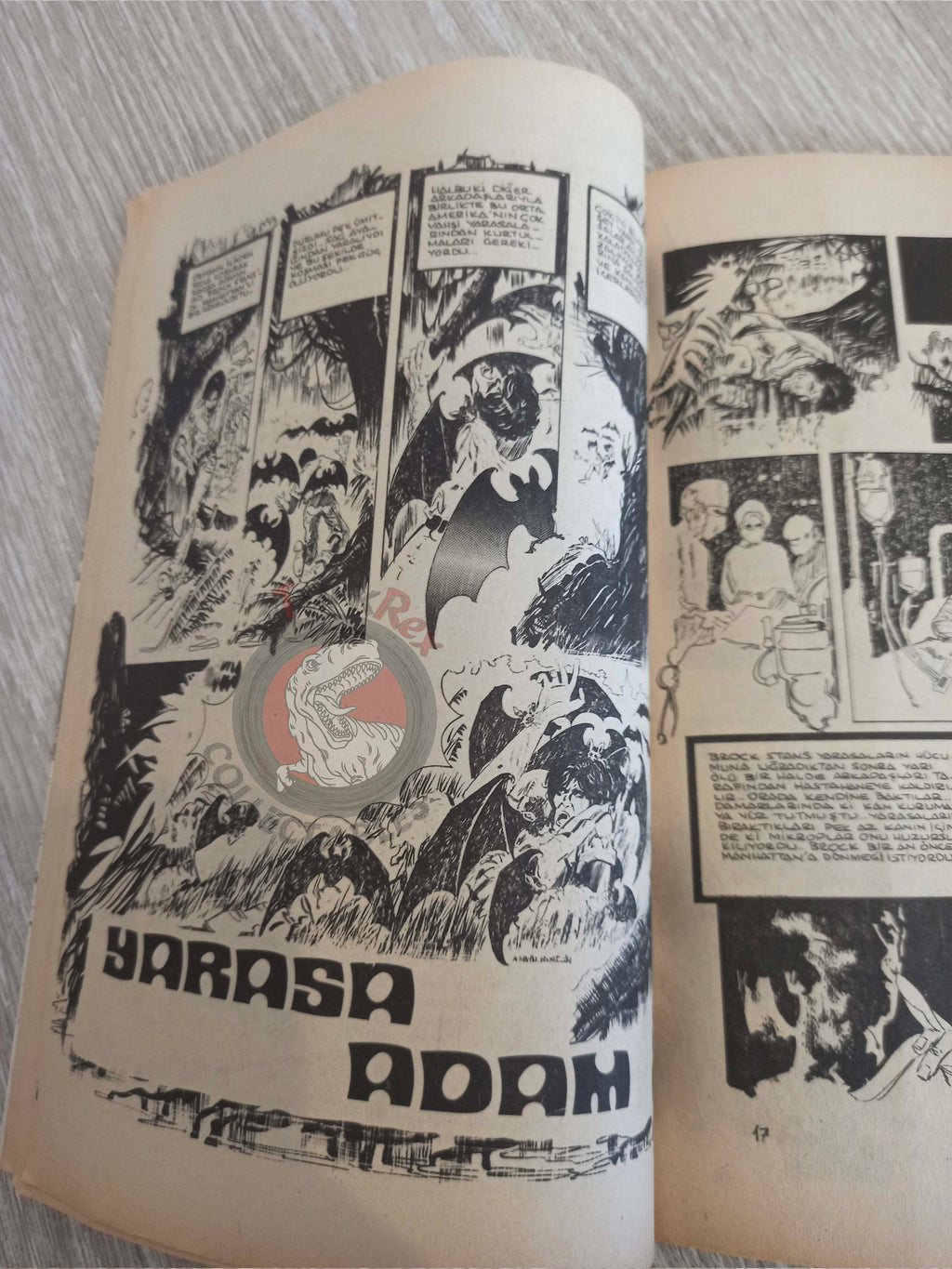 Vampirella #9 1976 Turkish Comic Turkey Warren Publishing cover #27 #18 Morbius