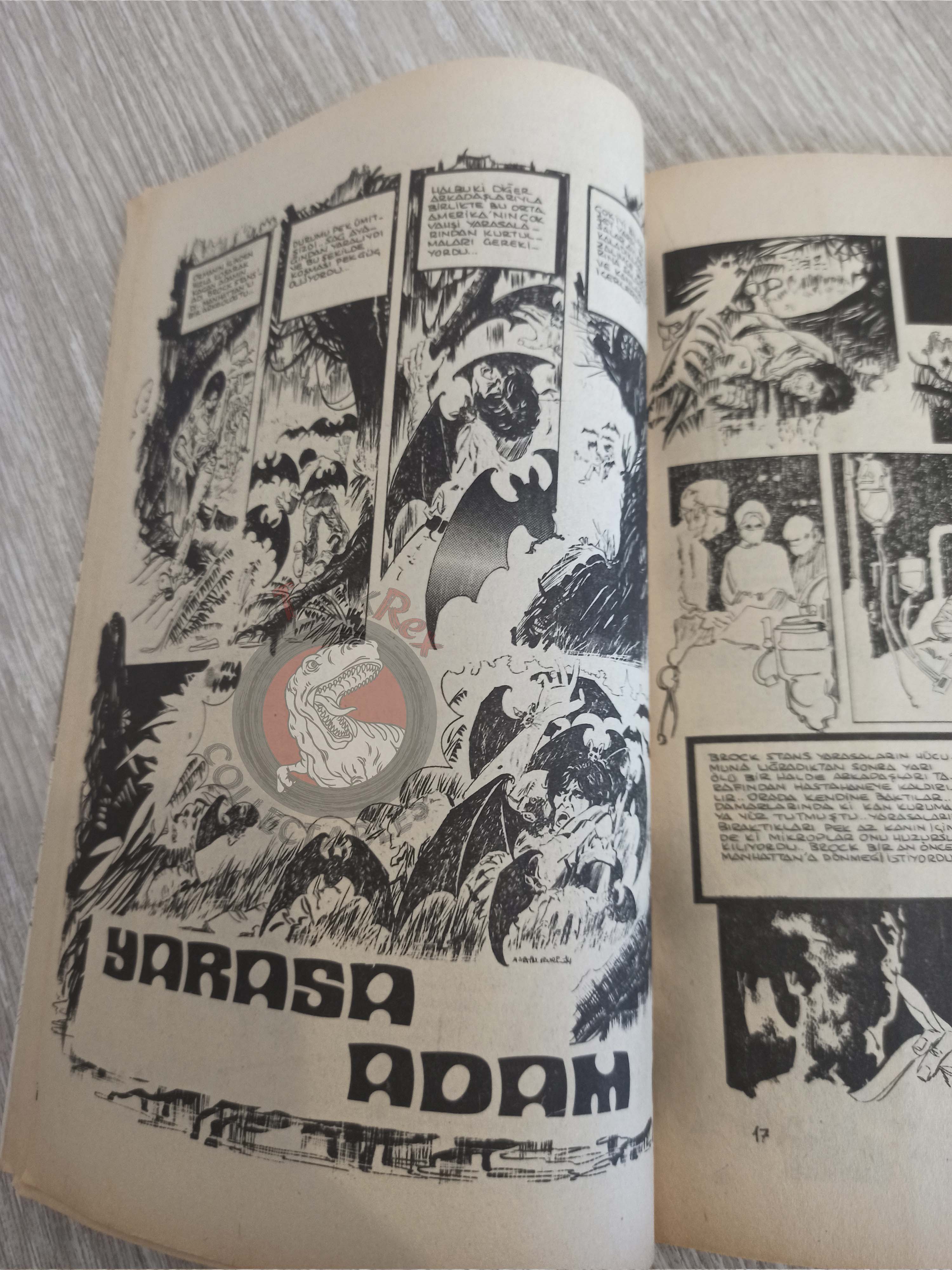 Vampirella #9 1976 Turkish Comic Turkey Warren Publishing cover #27 #18 Morbius
