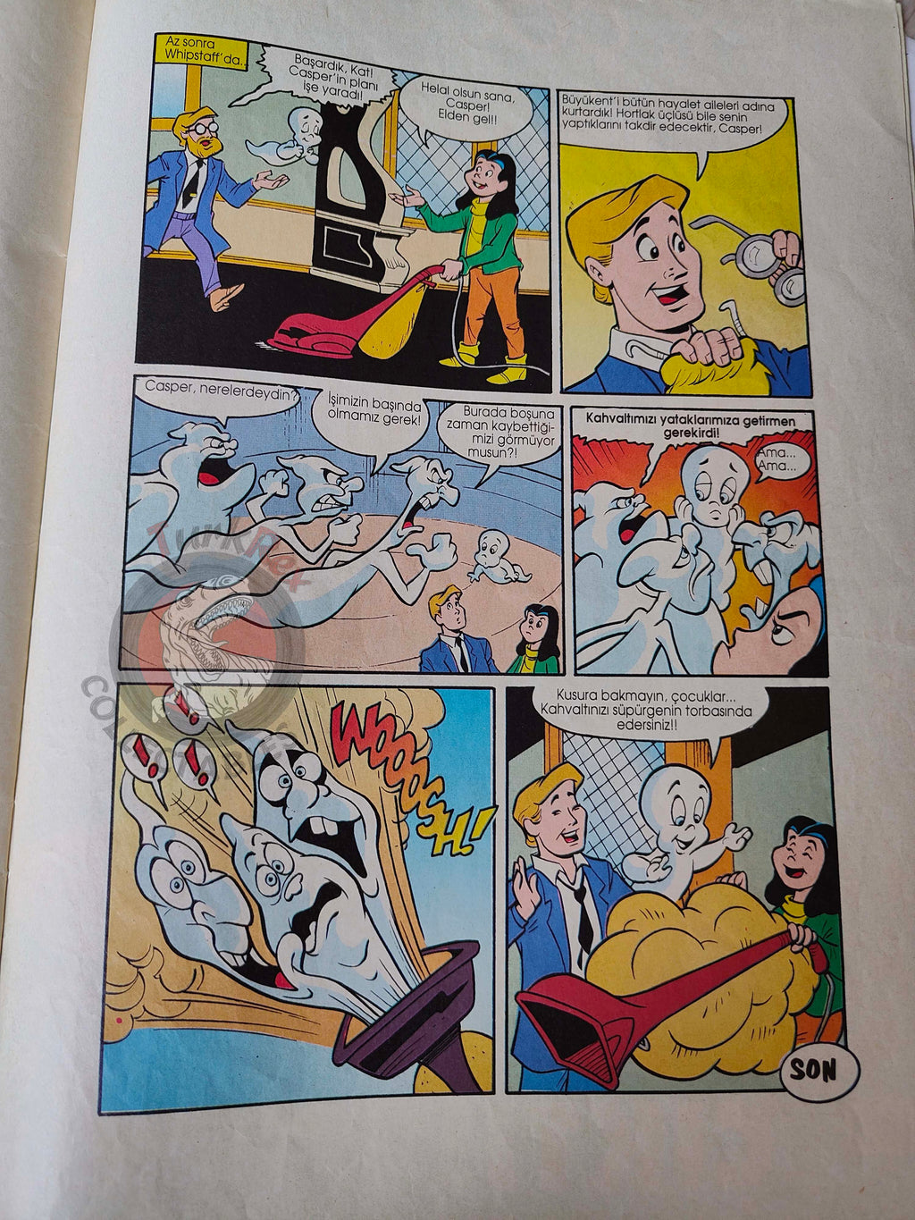 Casper the Friendly Ghost Magazine – Issue #2 1995 Turkish Comic Turkey