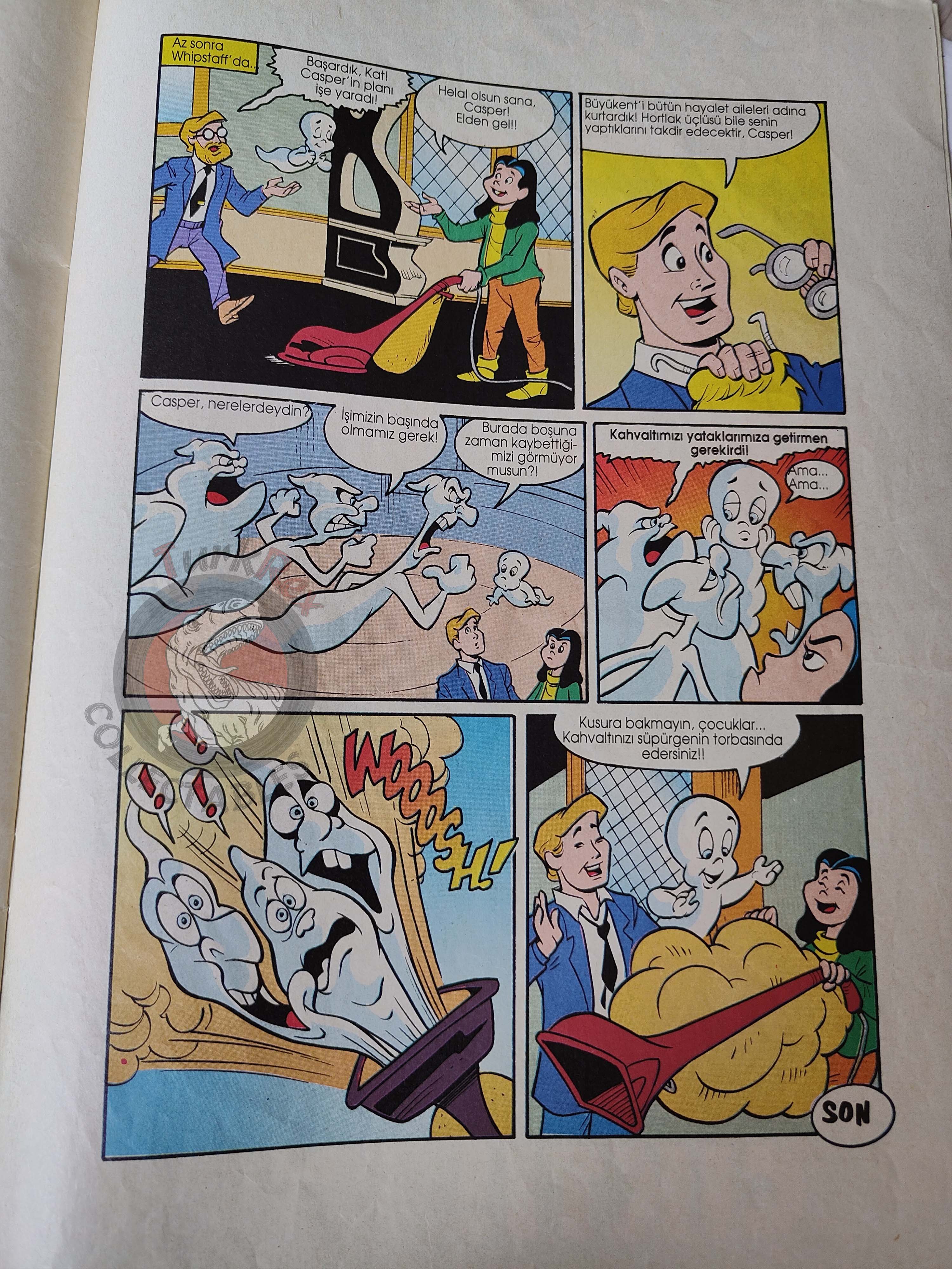 Casper the Friendly Ghost Magazine – Issue #2 1995 Turkish Comic Turkey