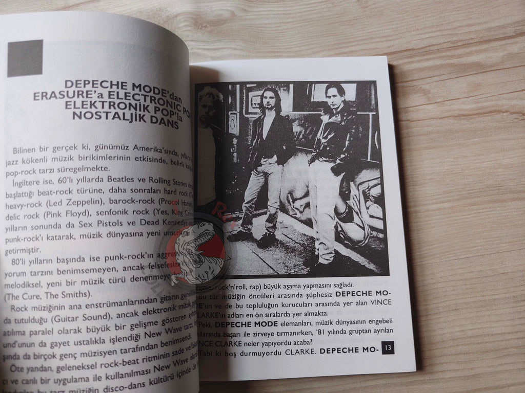 Depeche Mode  Biography Book 1997 by Turkish Writer Book Turkey