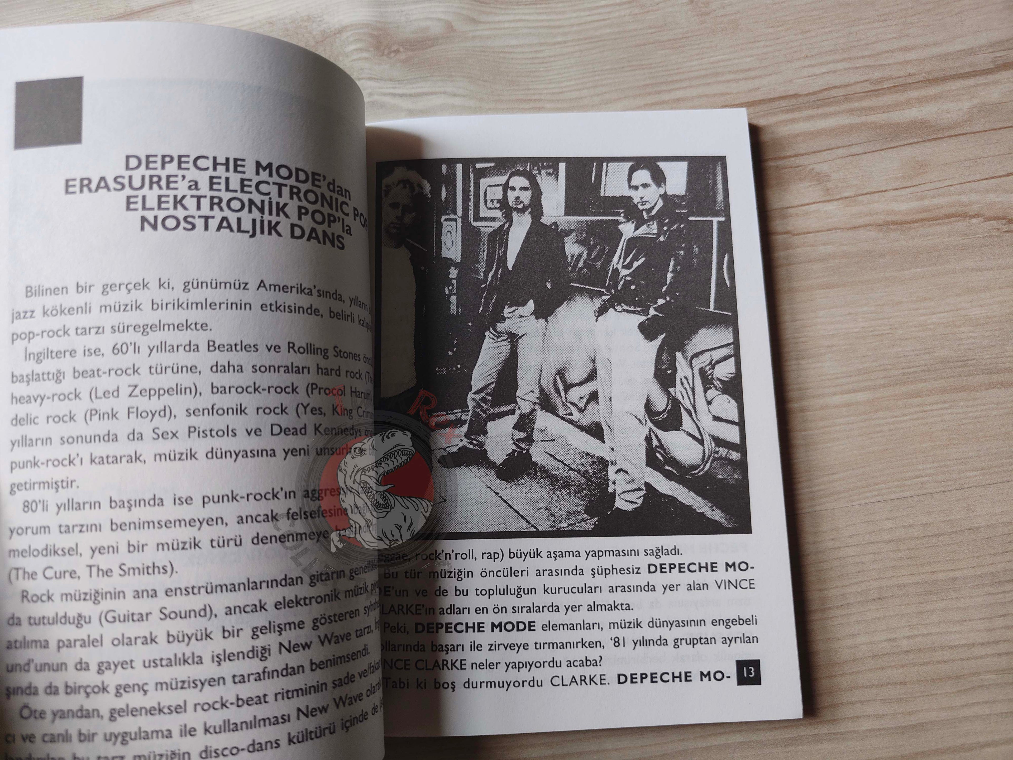 Depeche Mode  Biography Book 1997 by Turkish Writer Book Turkey